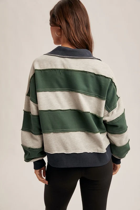The All-Star Stripe Pullover (Green) - Image 9