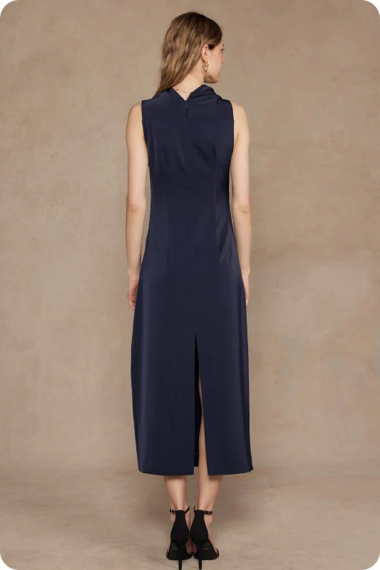 The Amara Dress (Navy) - Image 5