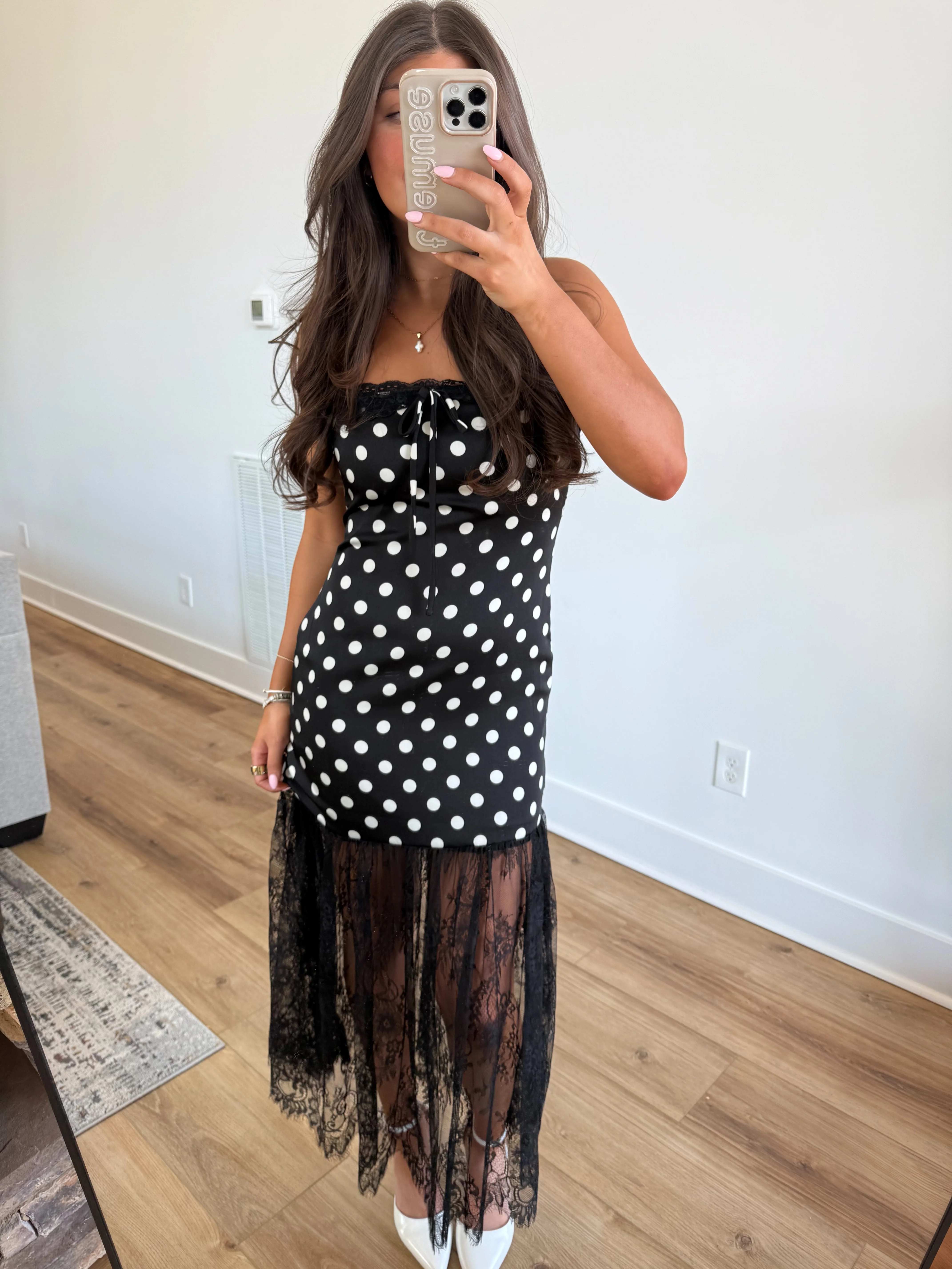 The Amour Lace Dress (Black) - Image 2