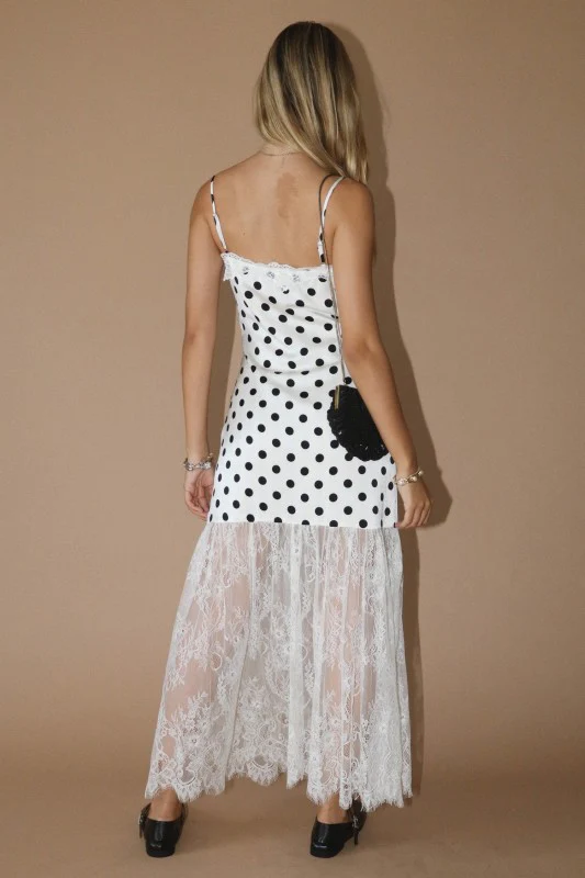 The Amour Lace Dress (White) - Image 9