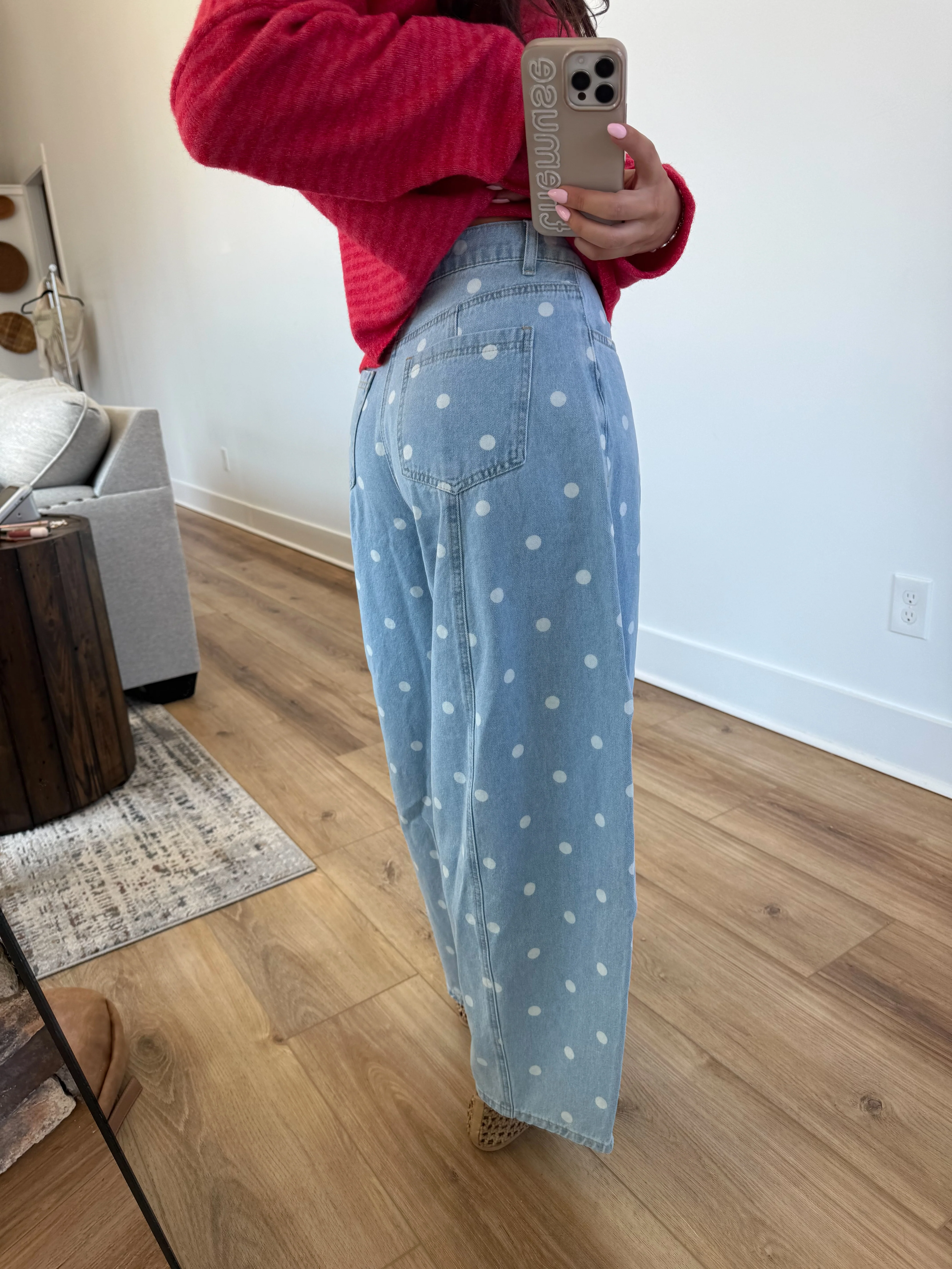 The Bluebell Dot Denim (PRE-ORDER (END OF APRIL)/ Restock) - Image 3