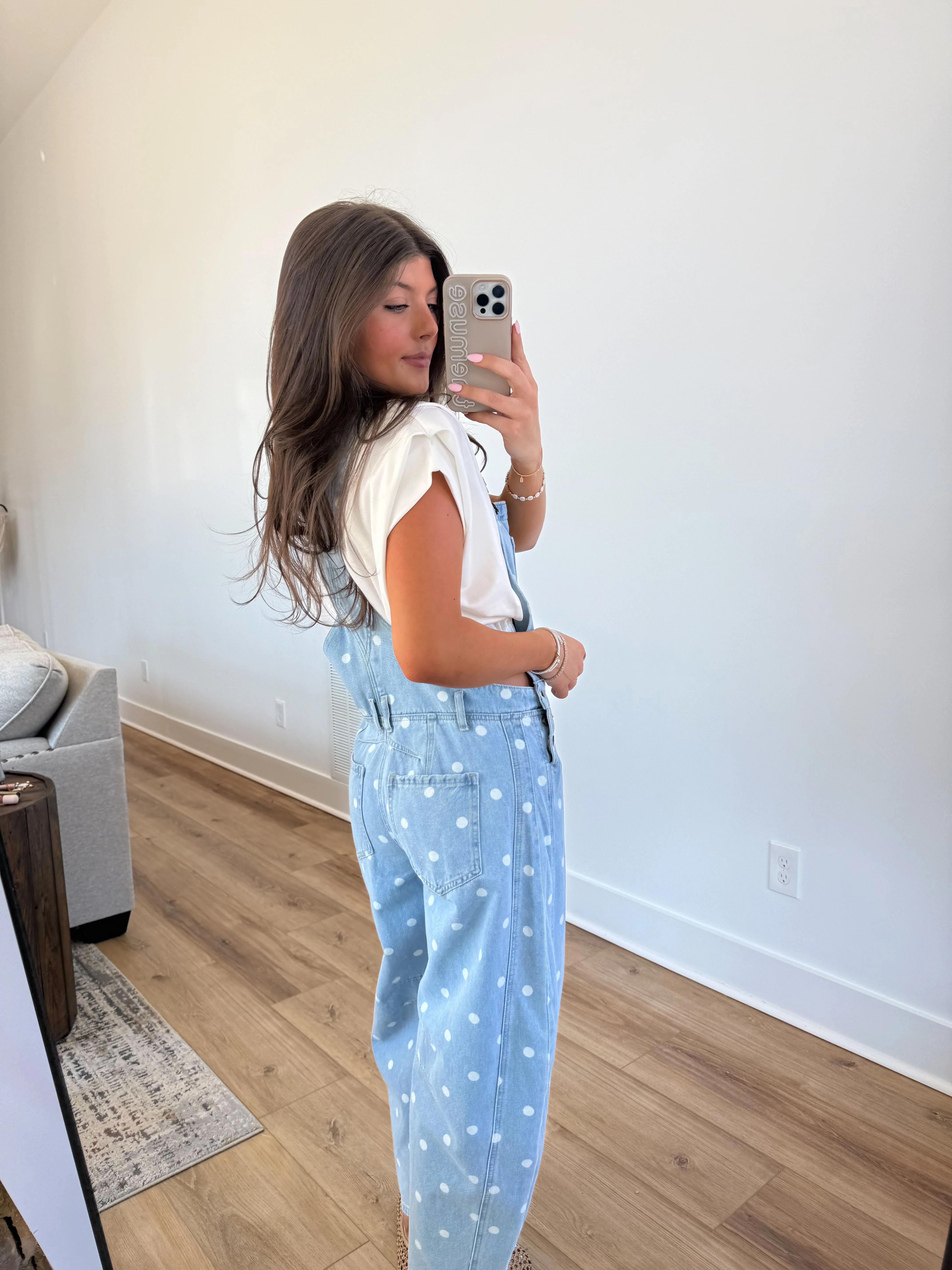 The Bluebell Dot Overalls (Restock) - Image 3