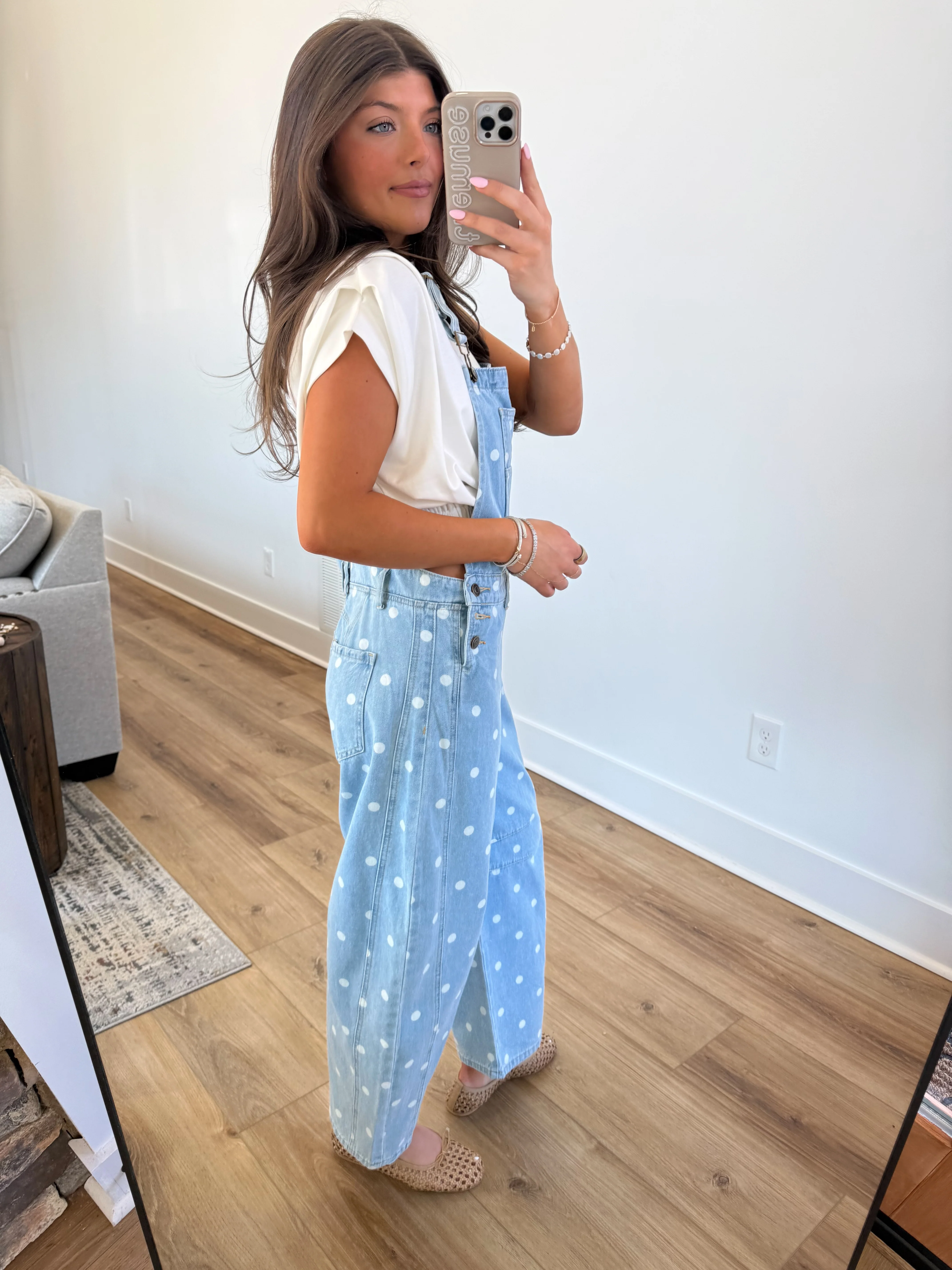 The Bluebell Dot Overalls (Restock) - Image 6
