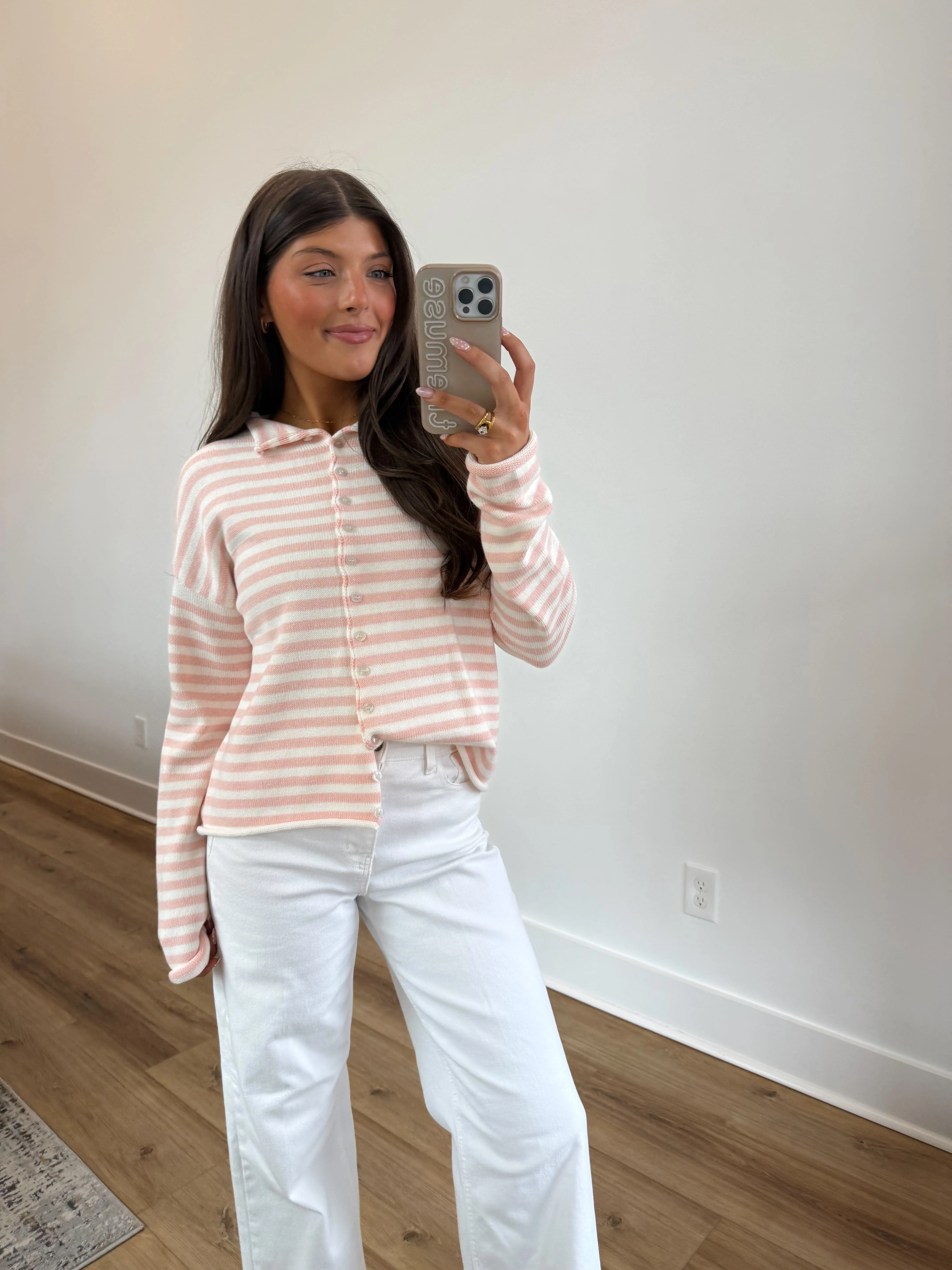 The Blush Stripe Sweater - Image 2