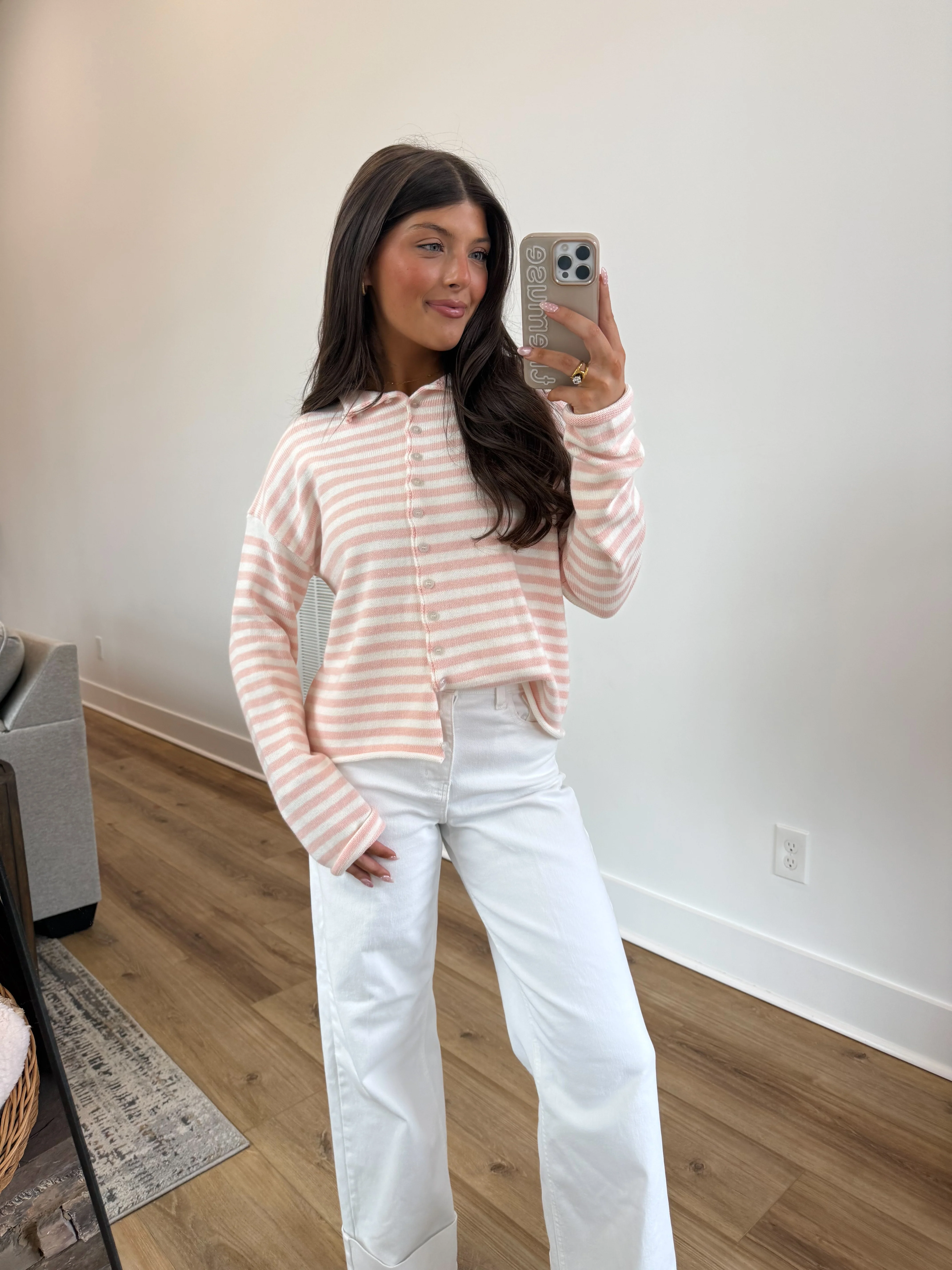 The Blush Stripe Sweater - Image 5