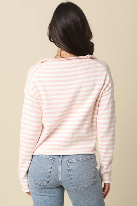 The Blush Stripe Sweater - Image 7