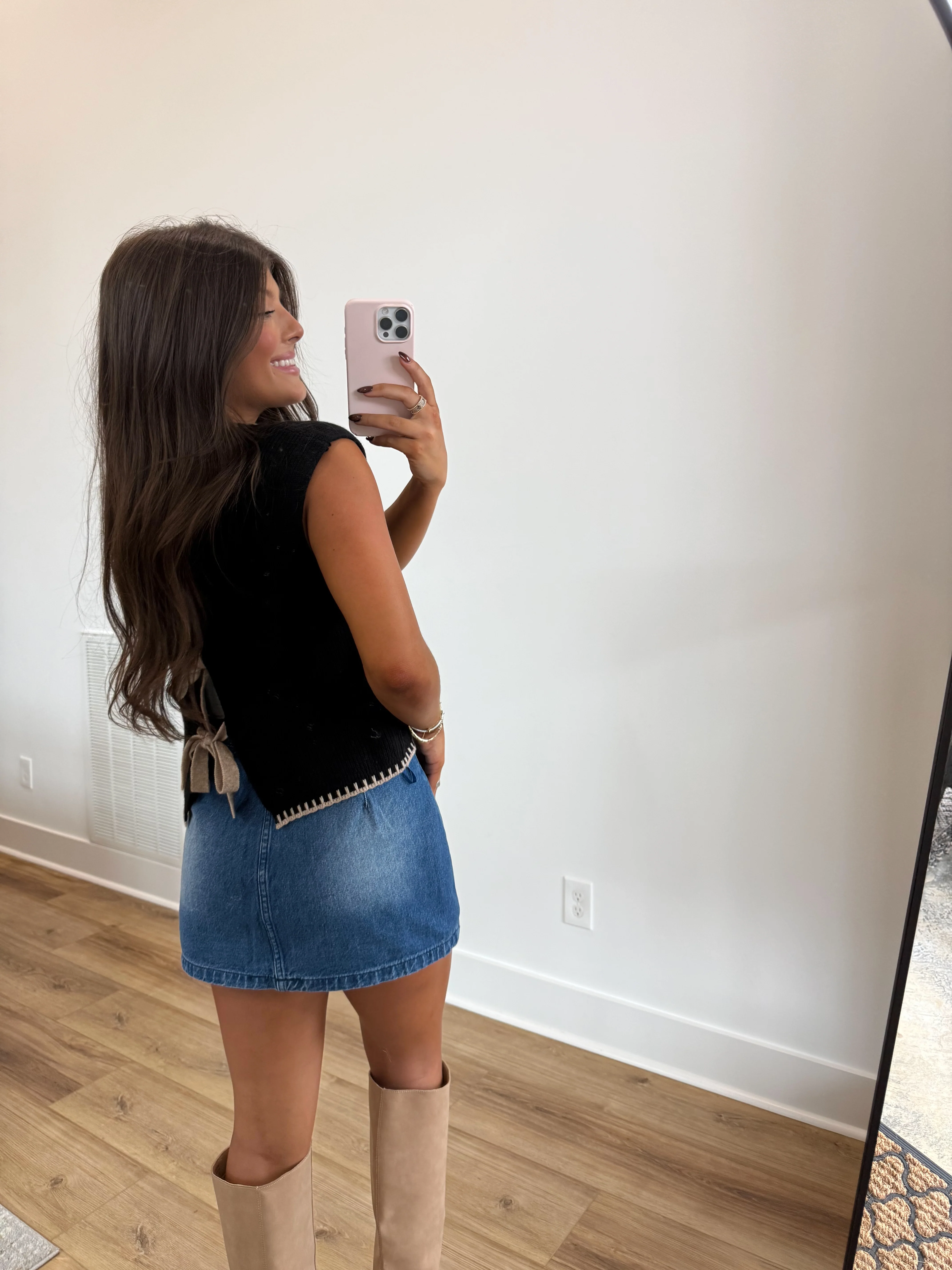 The Bow Back Knit Tank - Image 2