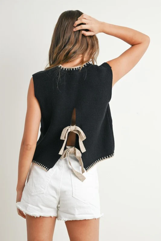 The Bow Back Knit Tank - Image 6