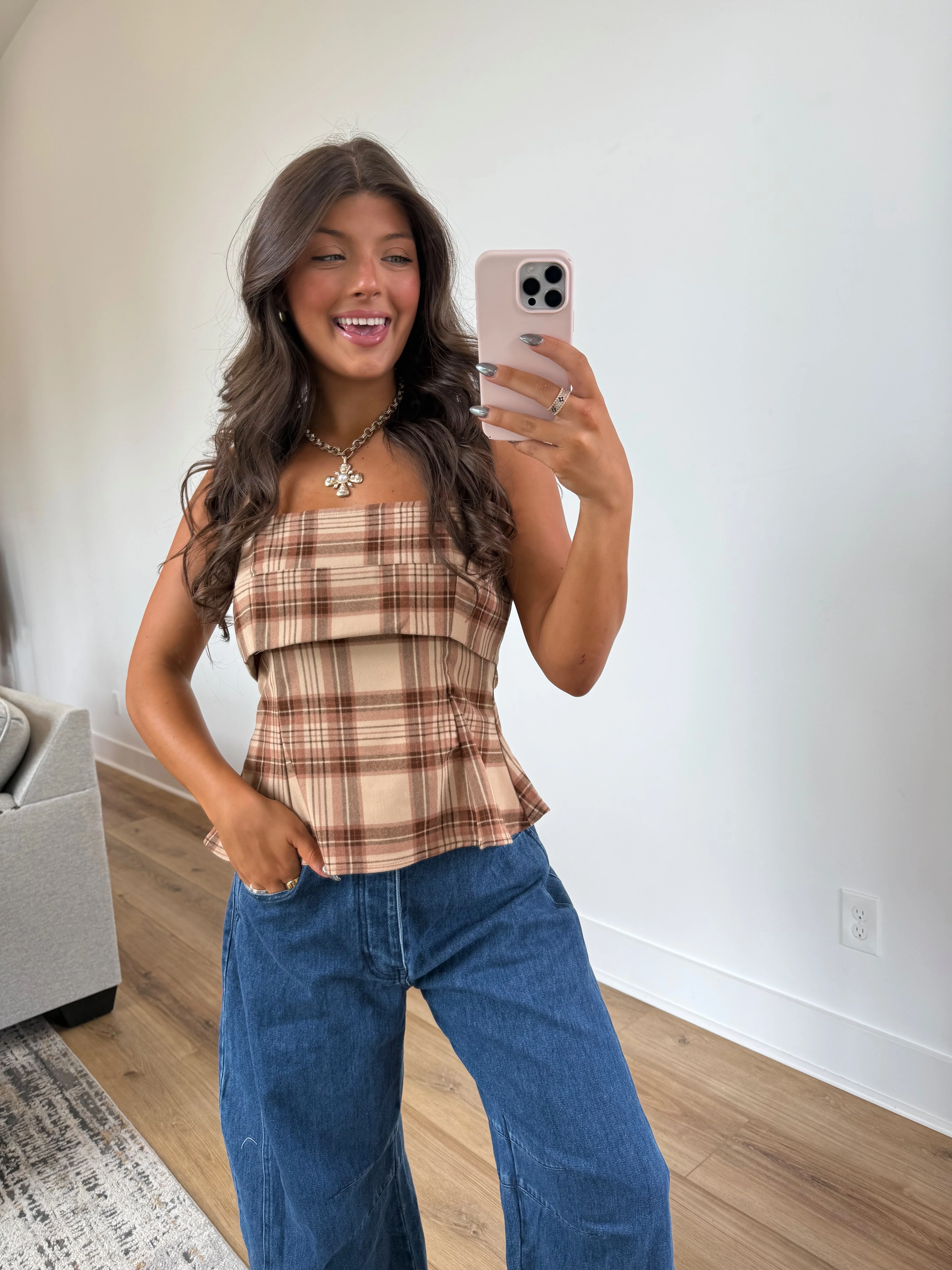 The Brielle Peplum Top