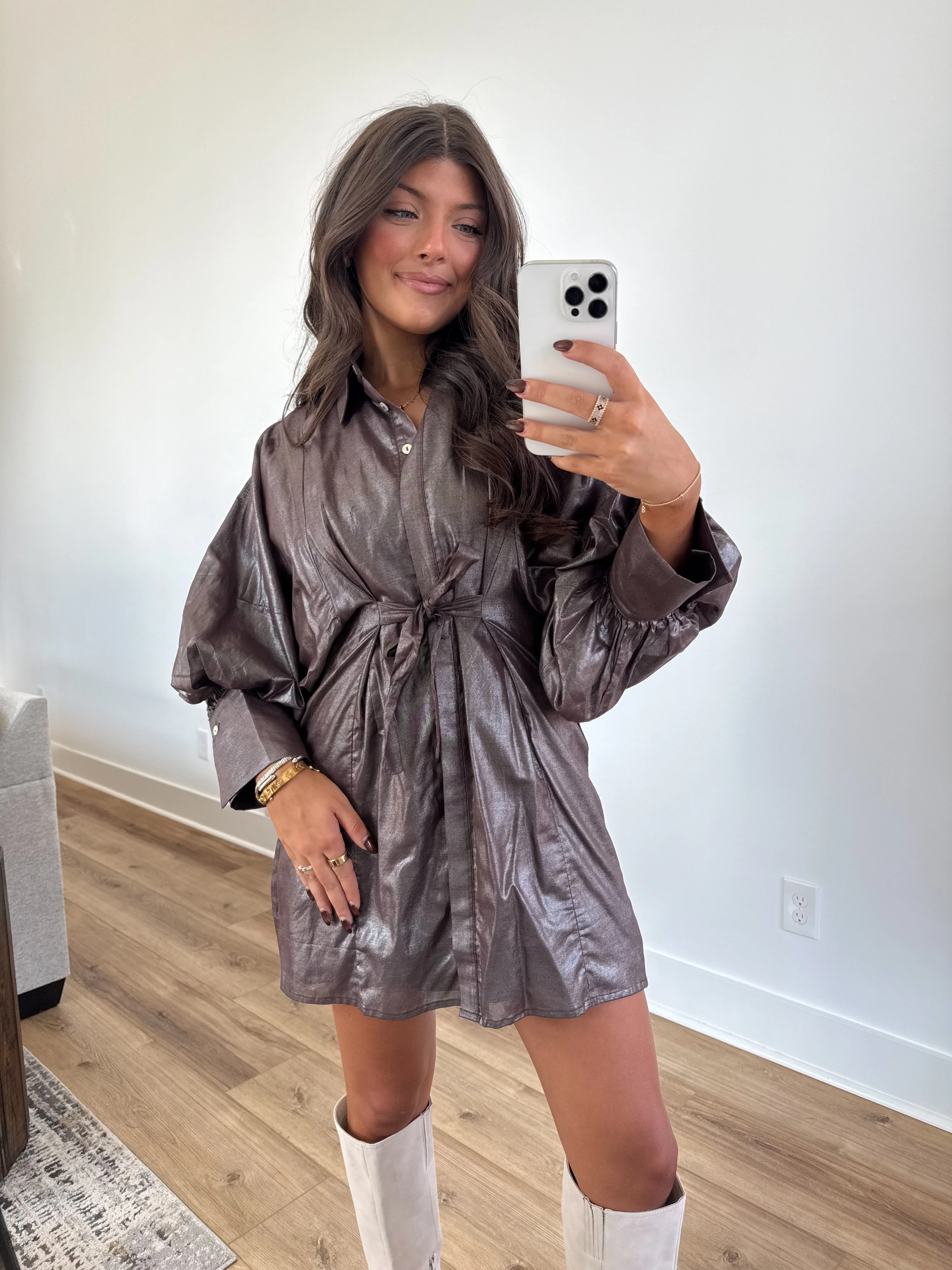 The Bronze Aura Dress - Image 2