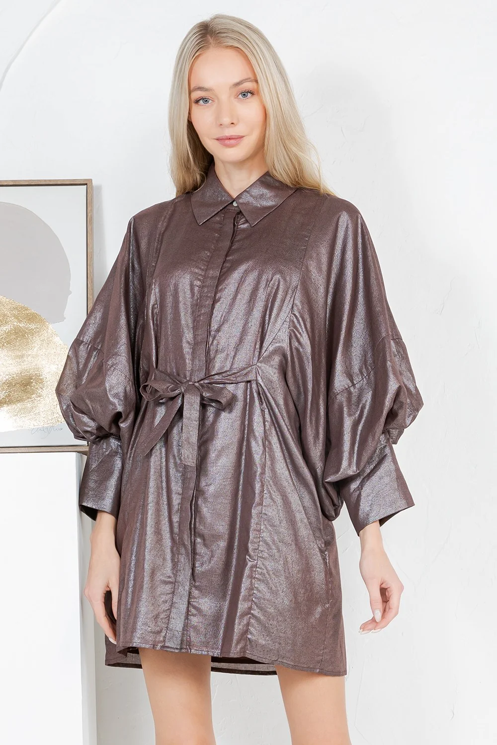 The Bronze Aura Dress - Image 6