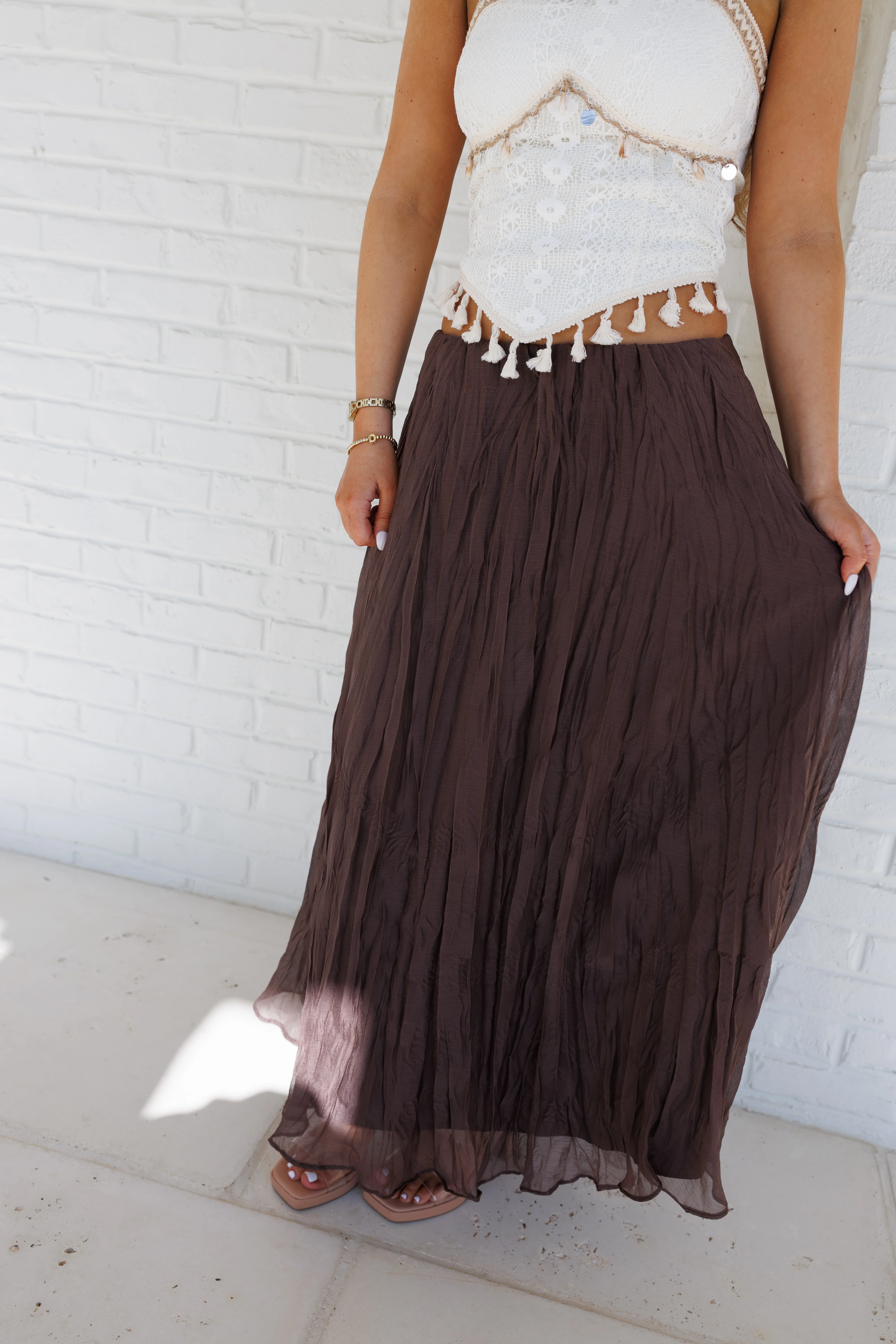 The Bronze Whisper Skirt