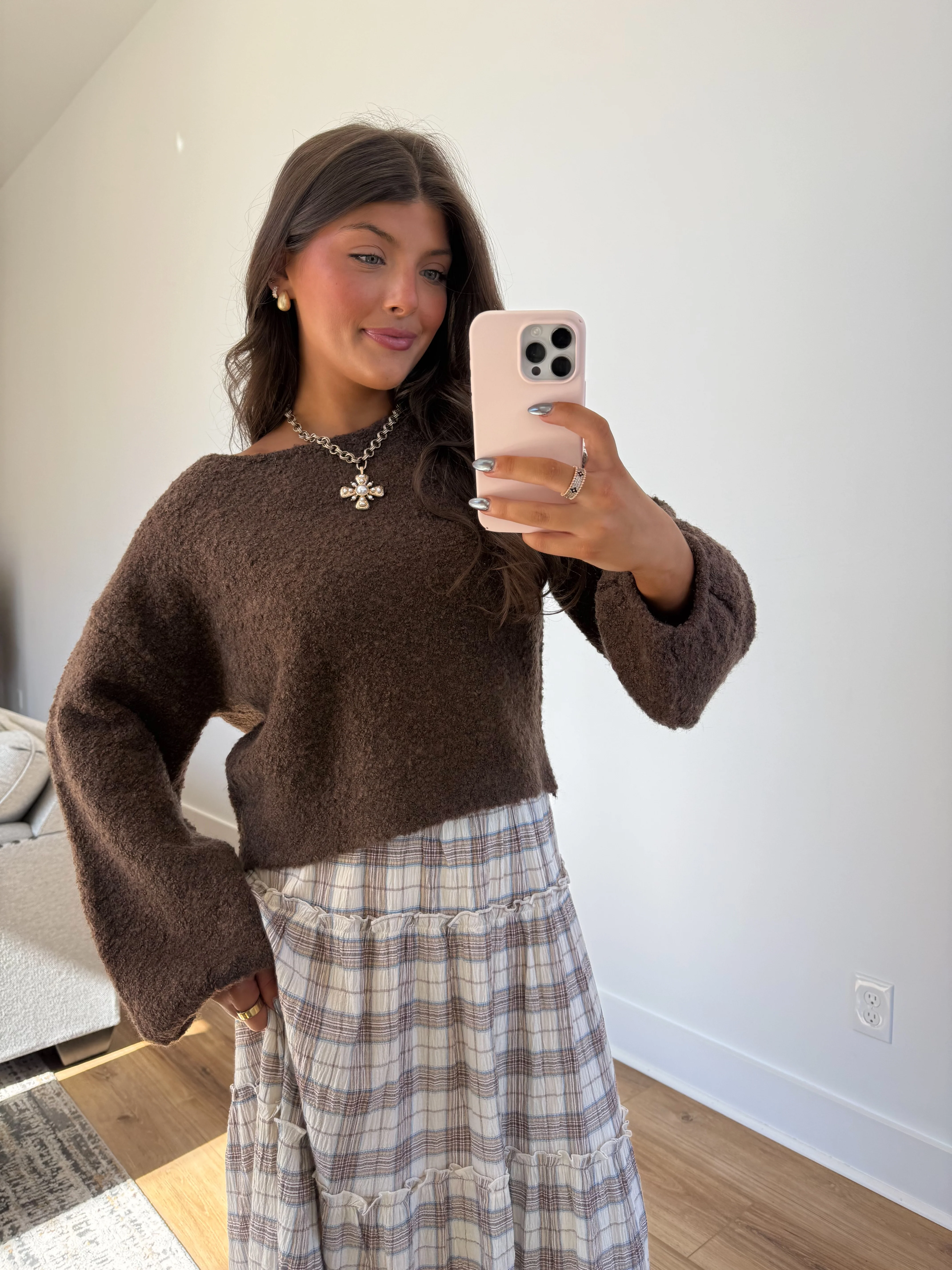 The Chocolate Textured Sweater - Image 5