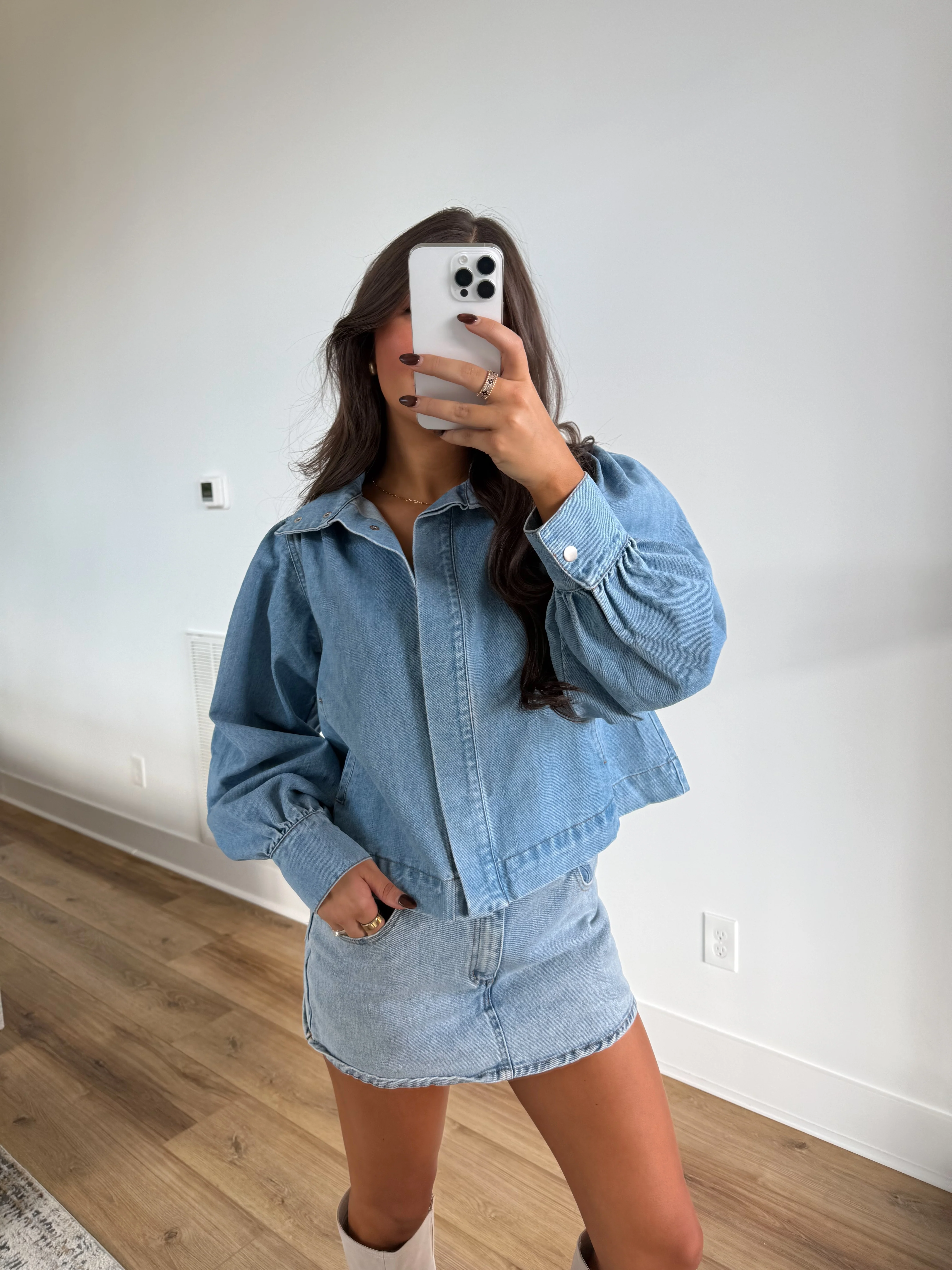 The City Girl Denim Top - Image 2