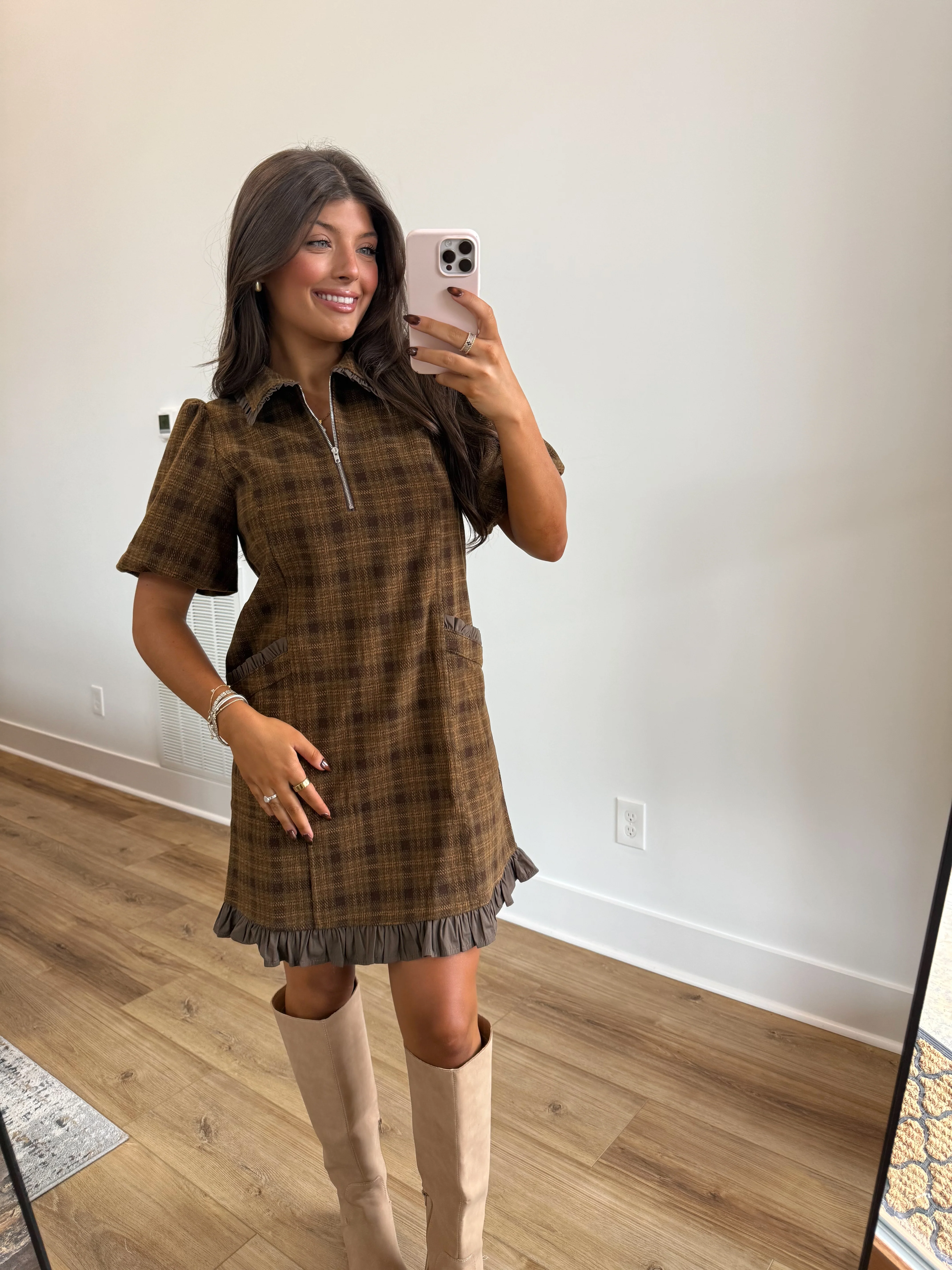 The Clara Plaid Mini