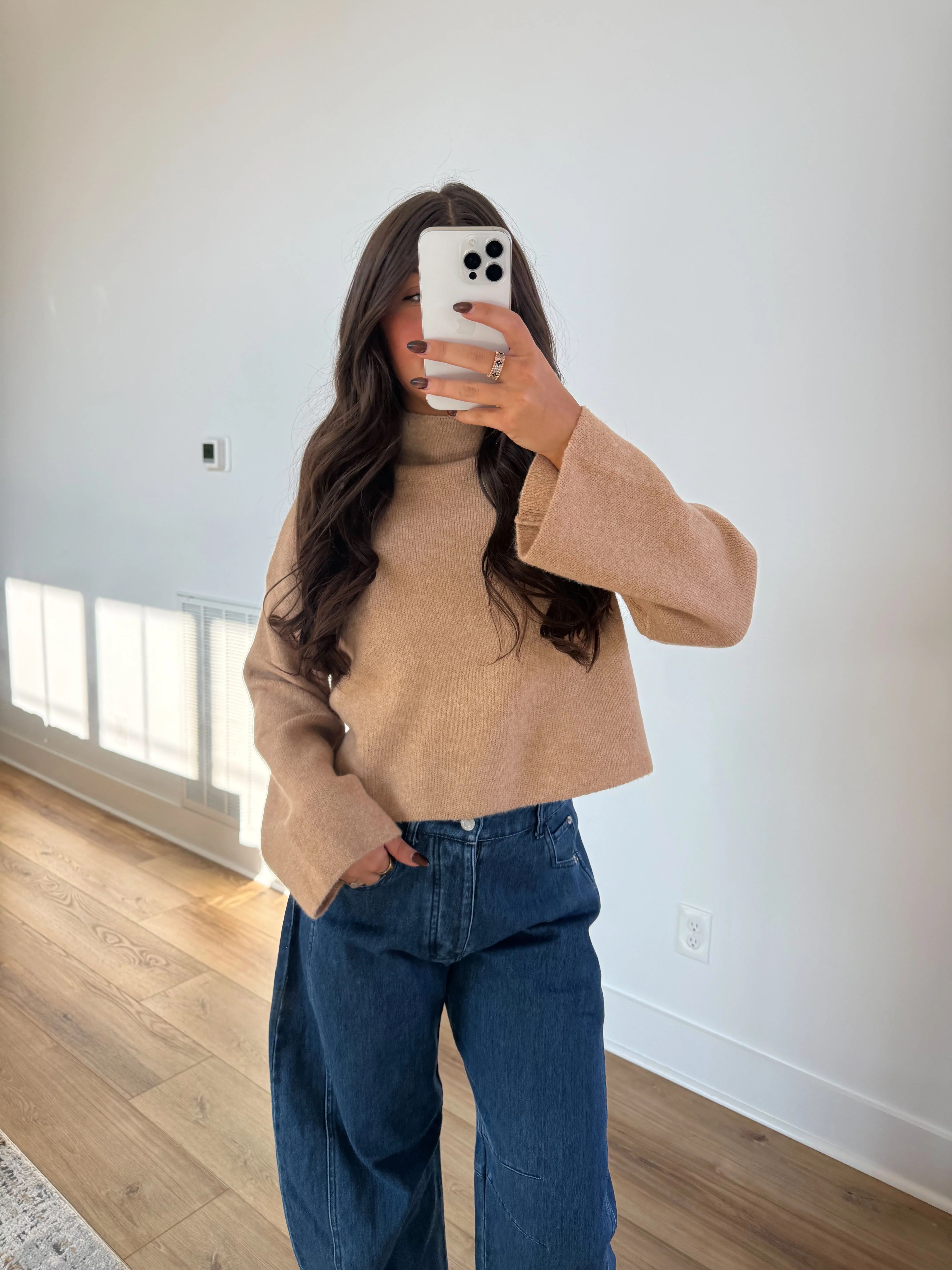 The Classic Tan Turtleneck - Image 2