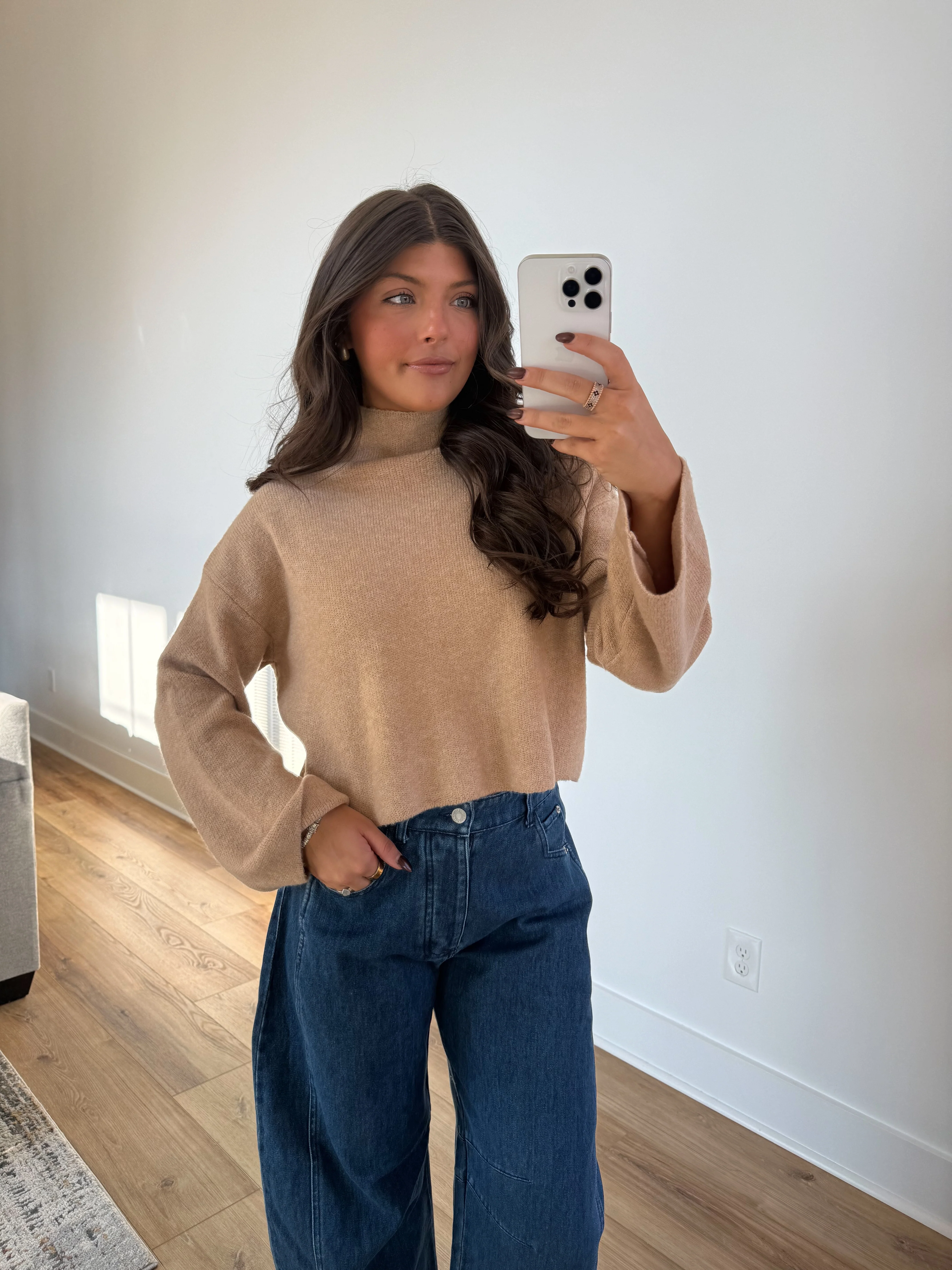 The Classic Tan Turtleneck - Image 3