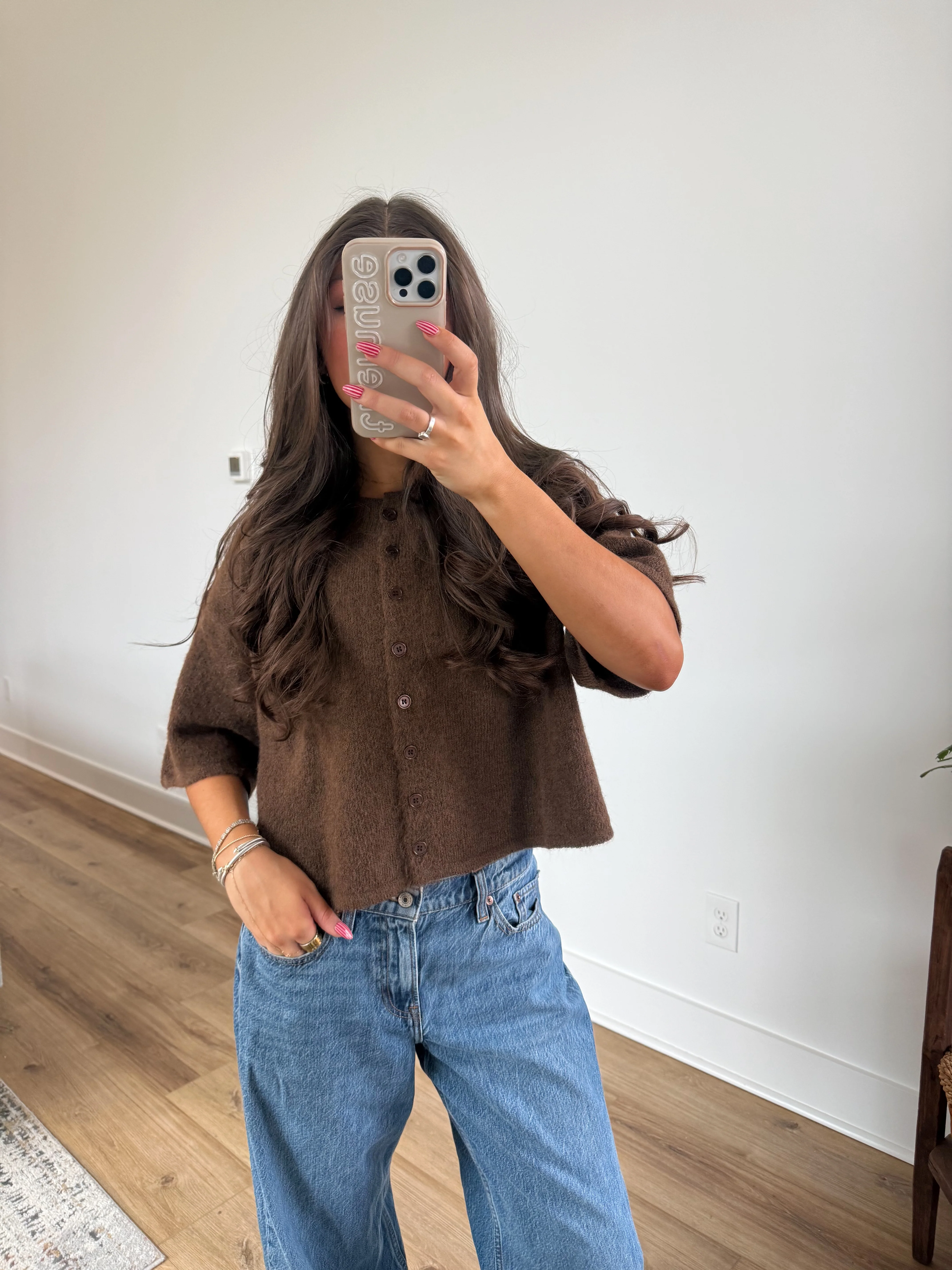 The Cloud Cardi (Brown) - Image 2