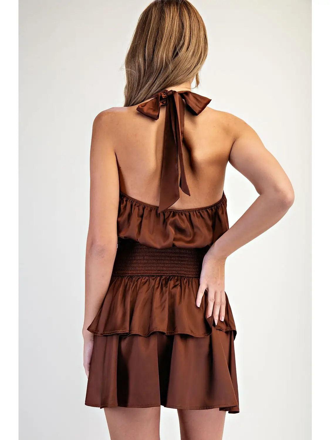 The Cocoa Halter Dress - Image 5
