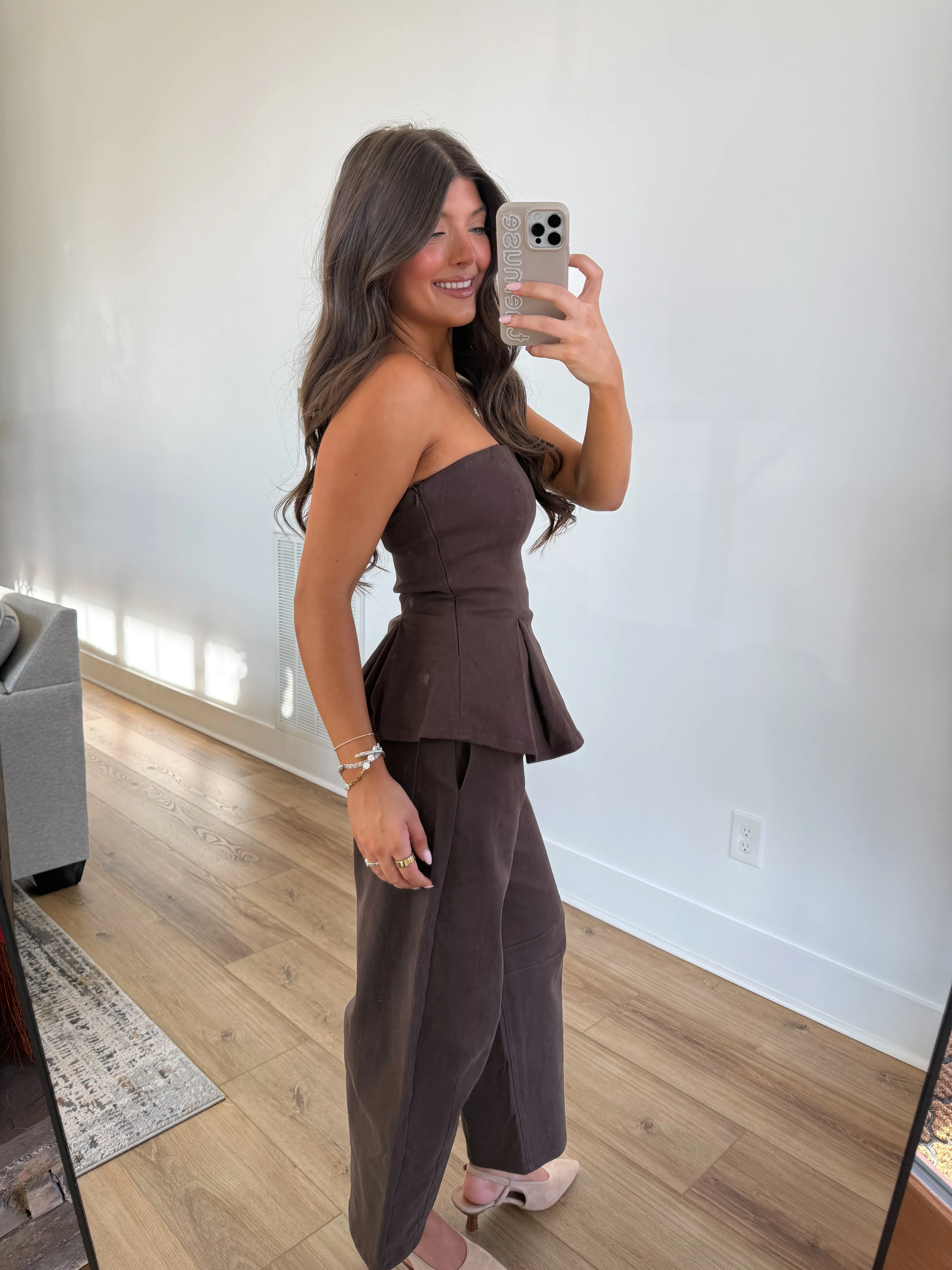 The Cocoa Peplum Set - Image 3