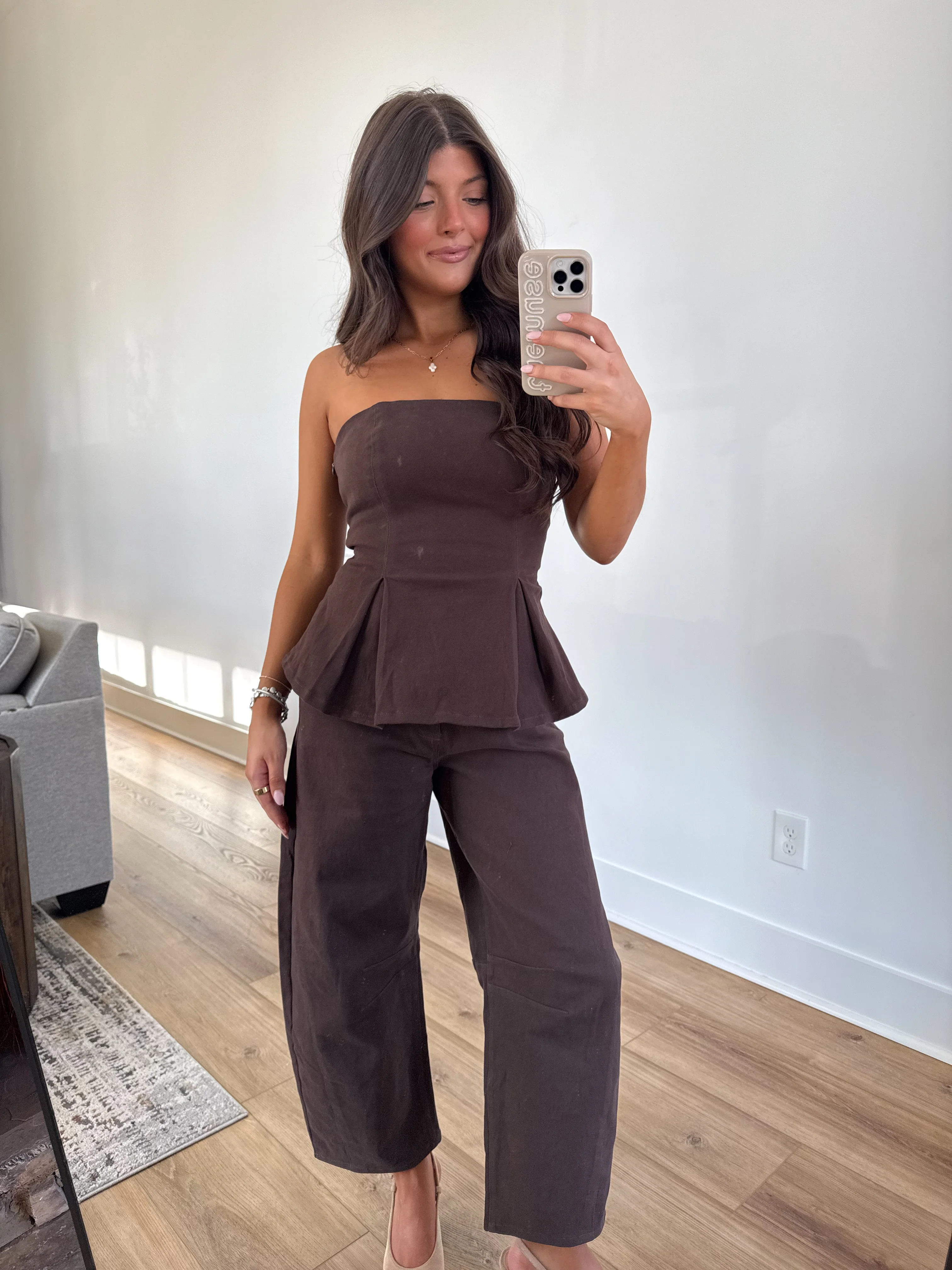 The Cocoa Peplum Set - Image 5