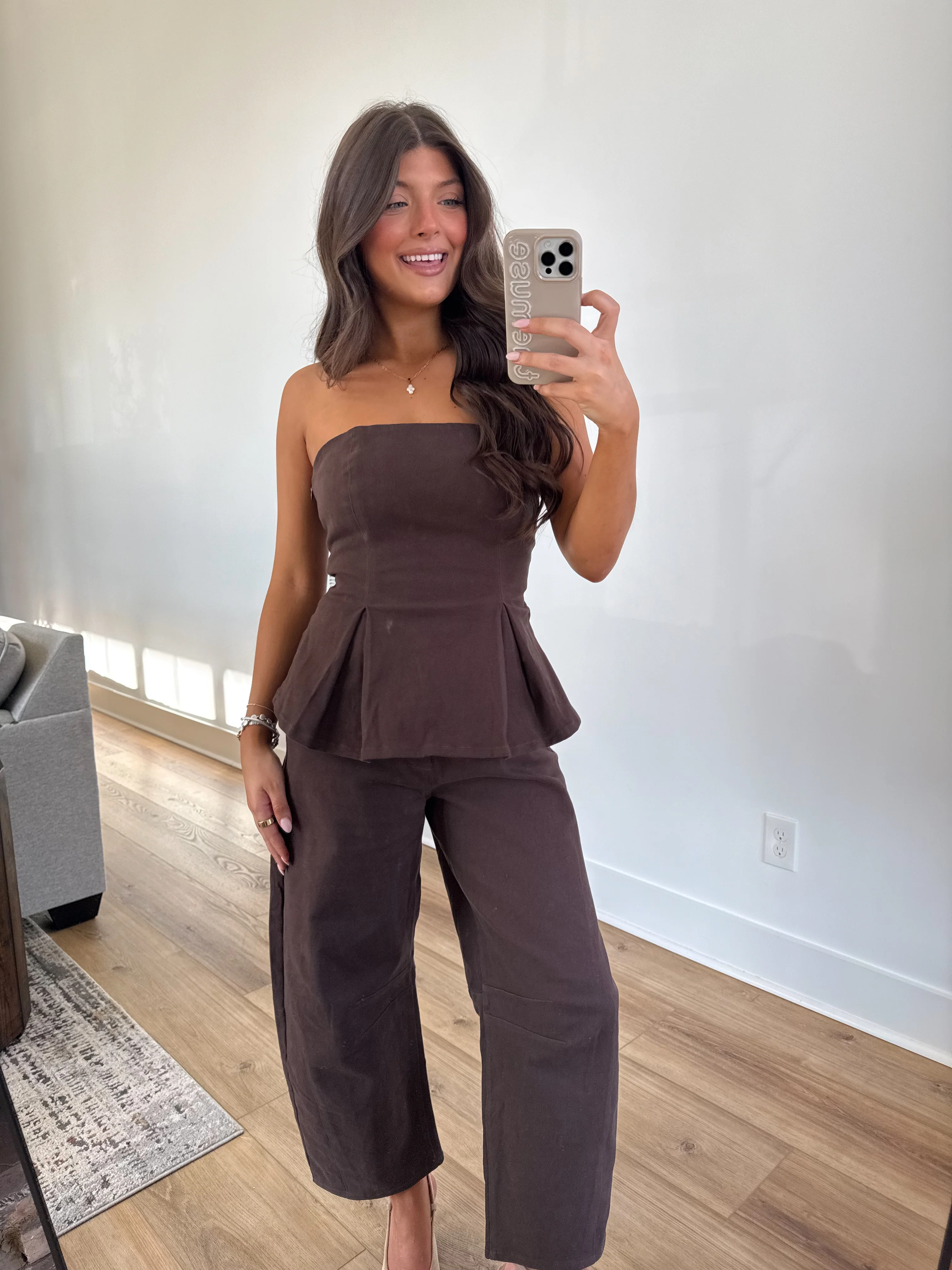 The Cocoa Peplum Set - Image 6