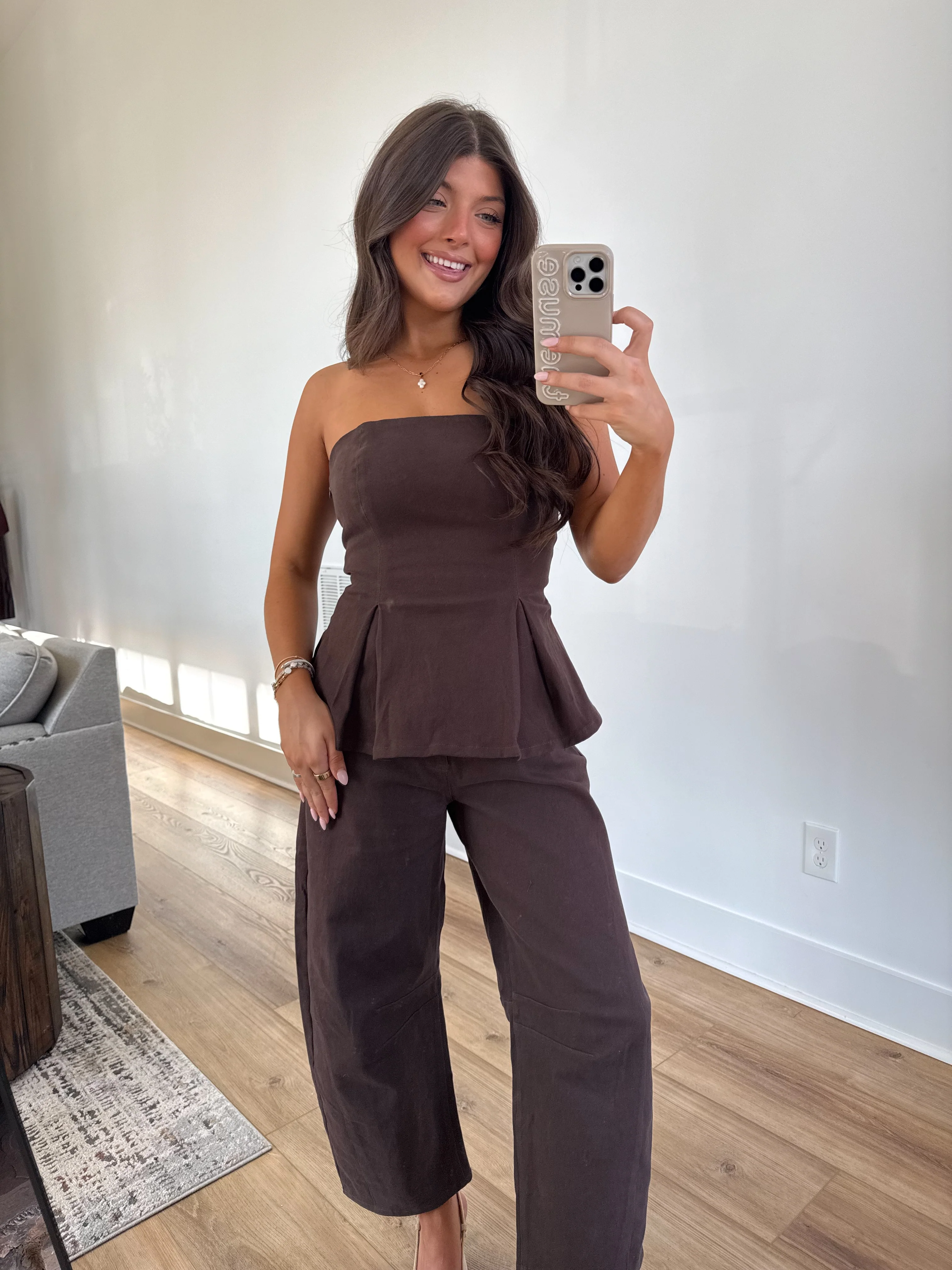 The Cocoa Peplum Set - Image 7