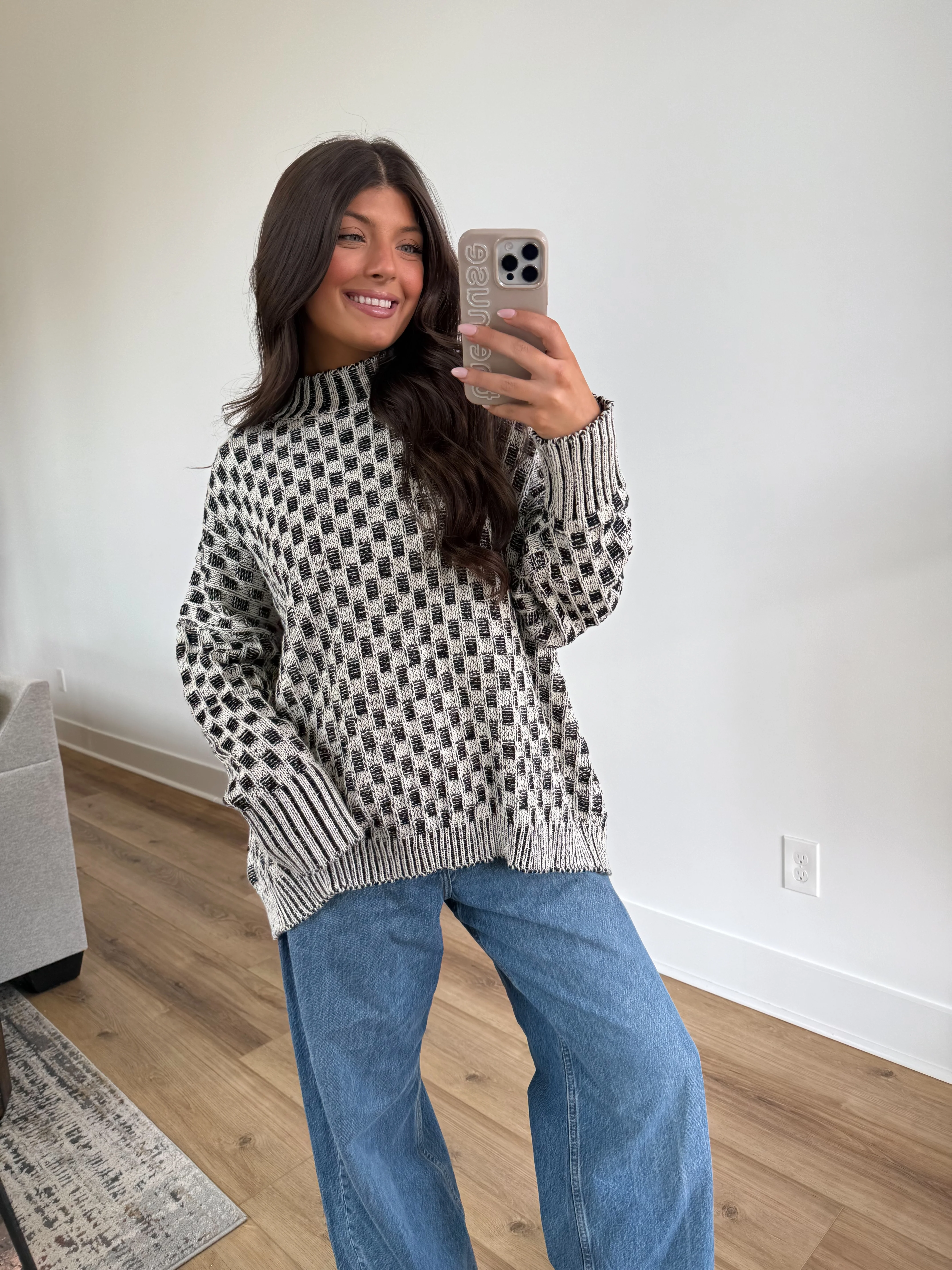 The Contrast Knit Sweater - Image 2