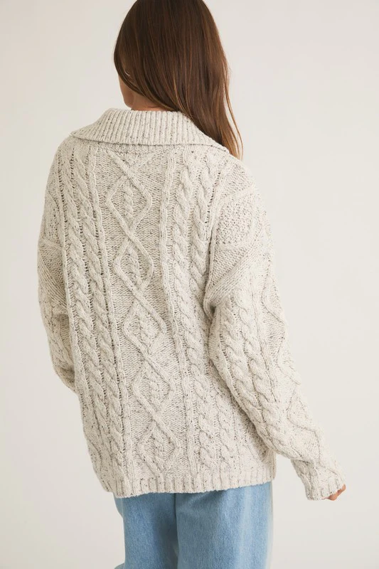 The Cozy Cottage Cable Cardigan - Image 7