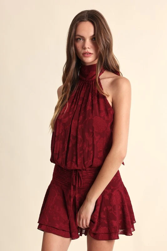 The Cranberry Chiffon Dress - Image 6