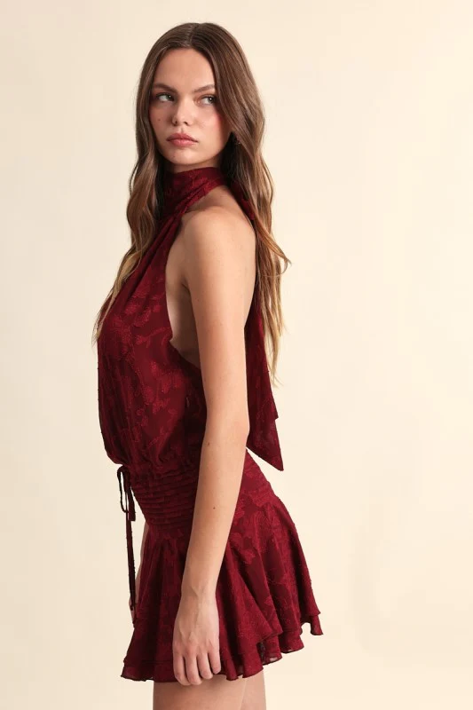 The Cranberry Chiffon Dress - Image 8