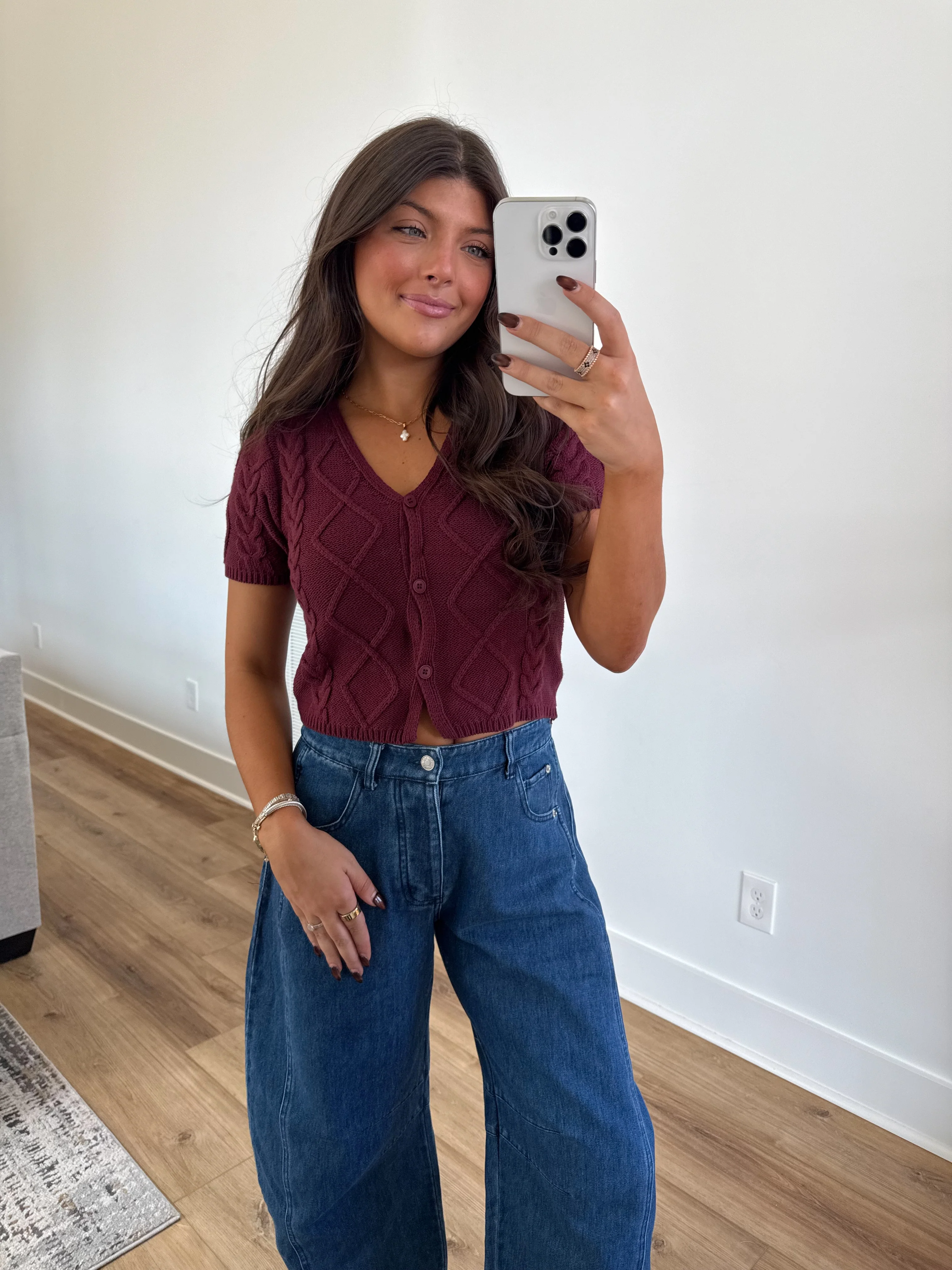 The Cranberry Knit Tee - Image 2