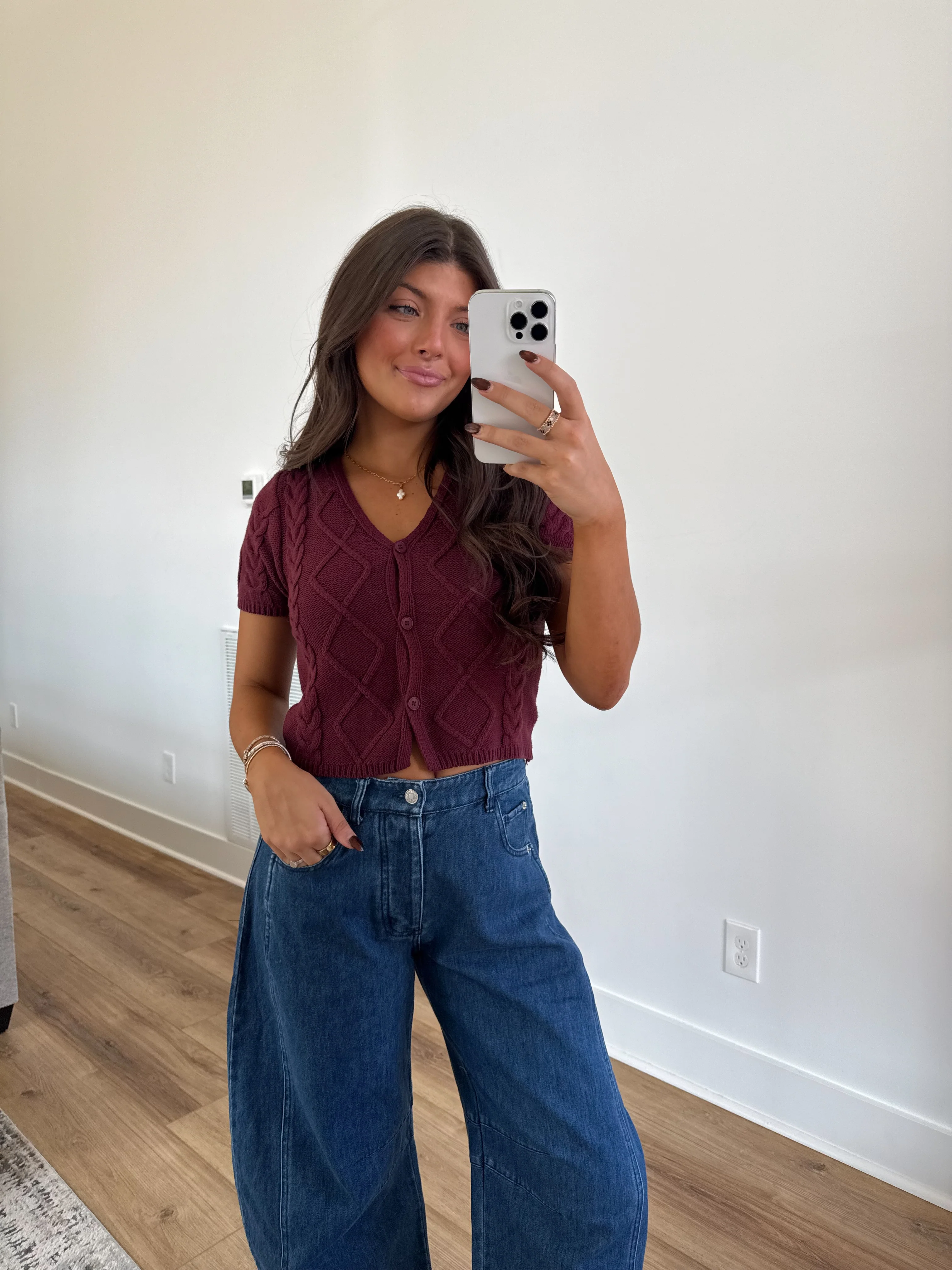 The Cranberry Knit Tee - Image 3