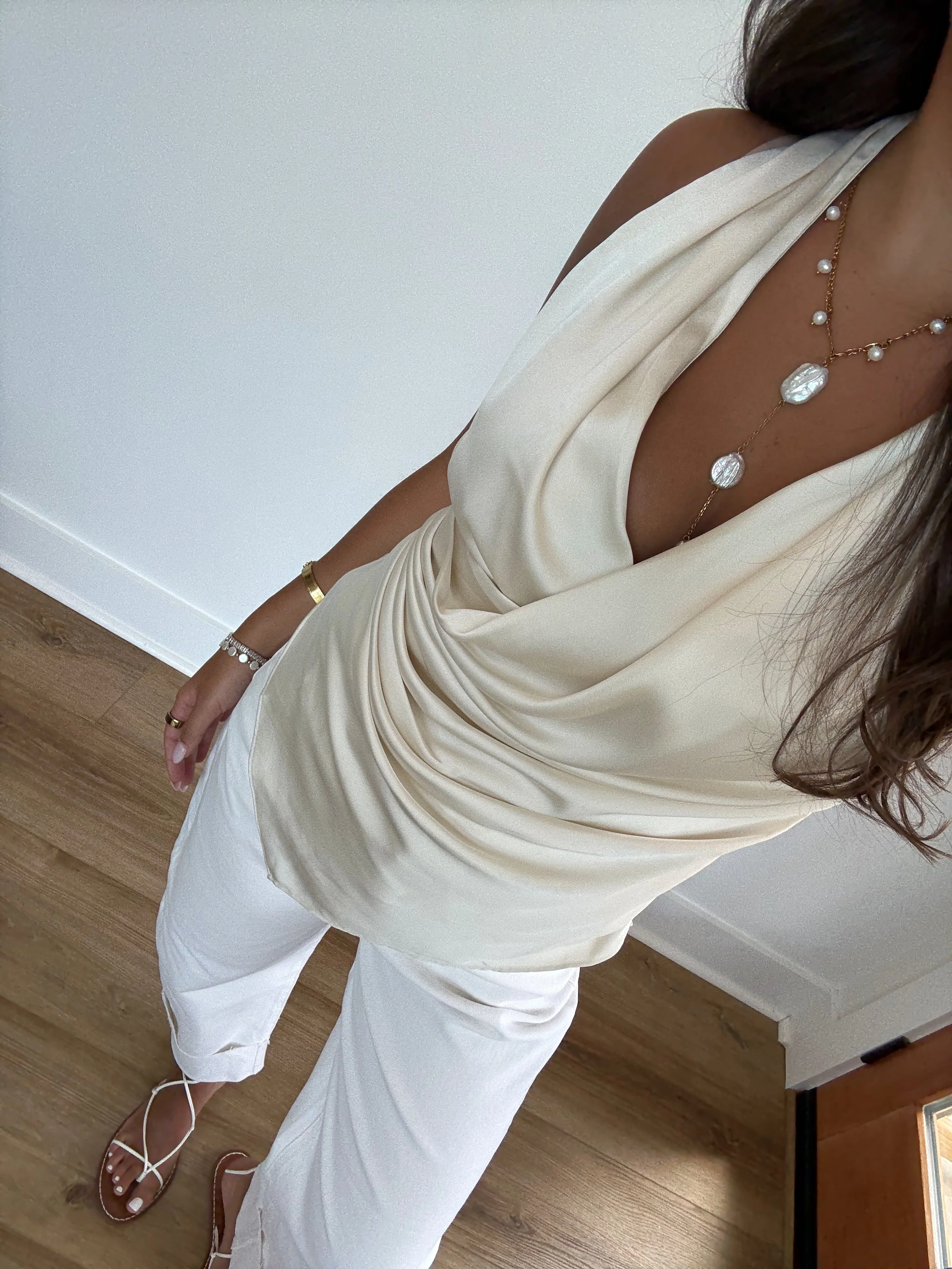 The Delilah Top (Cream) - Image 3
