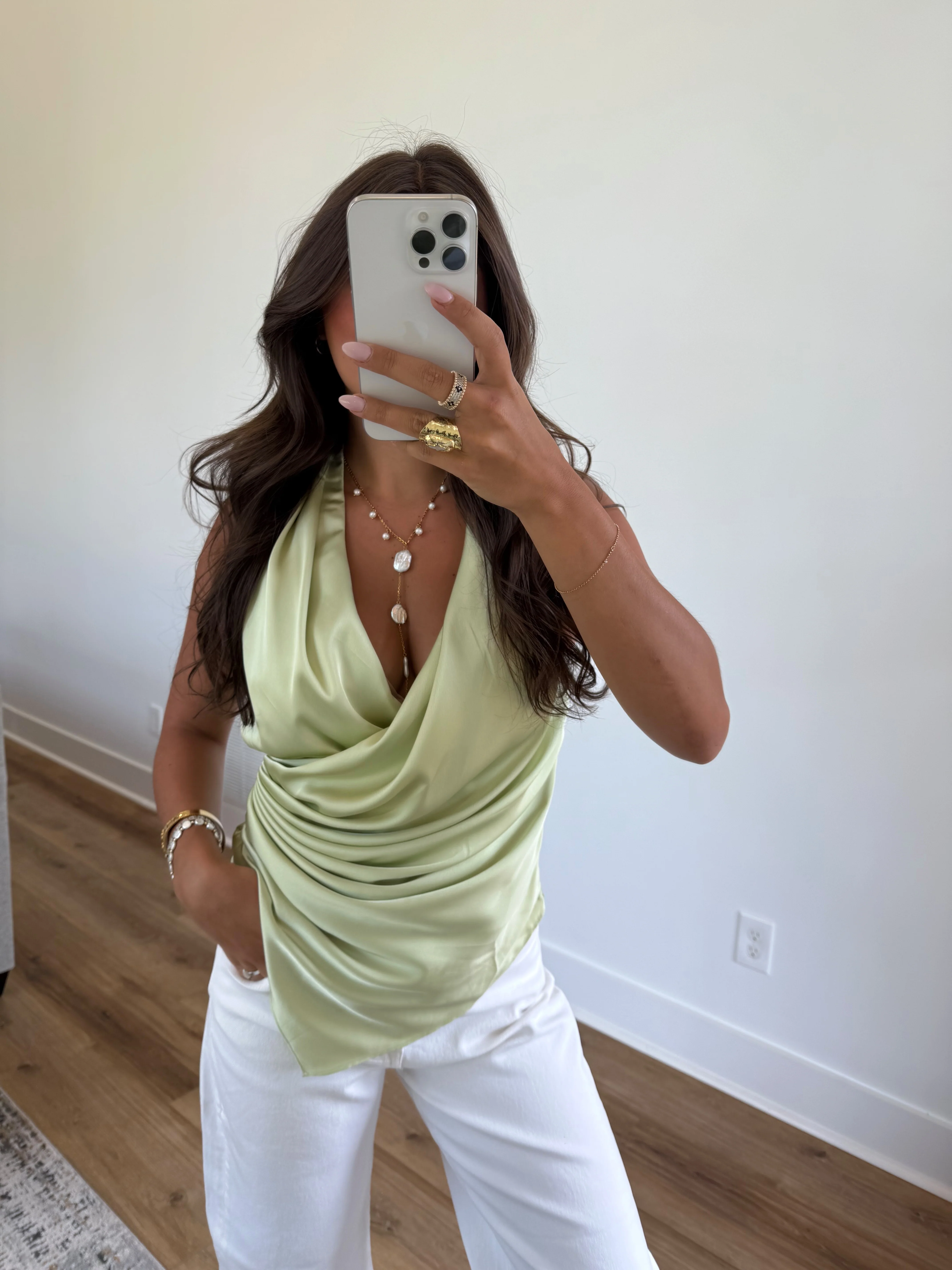 The Delilah Top (Sage) - Image 3