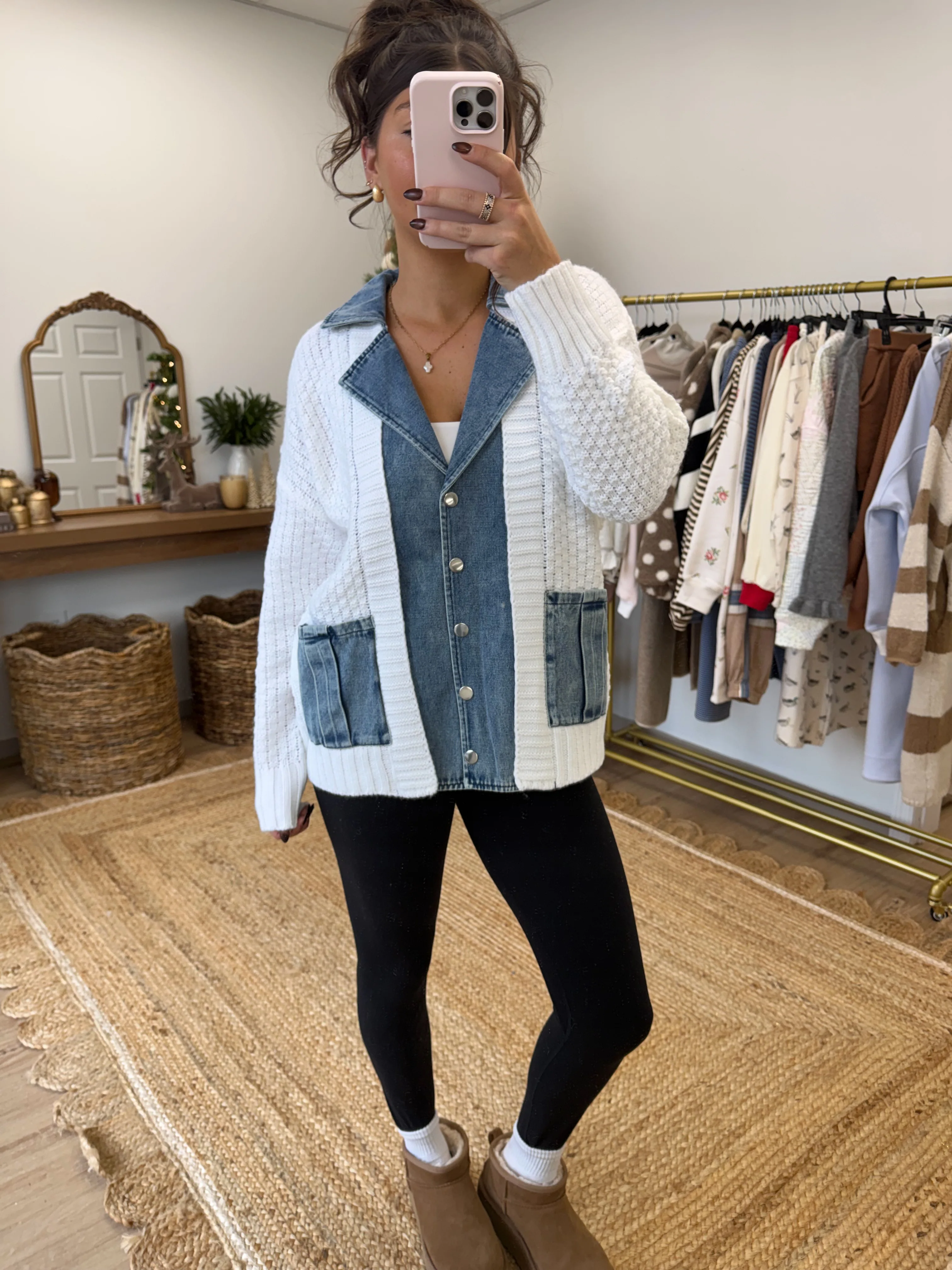 The Denim Collared Knit - Image 3