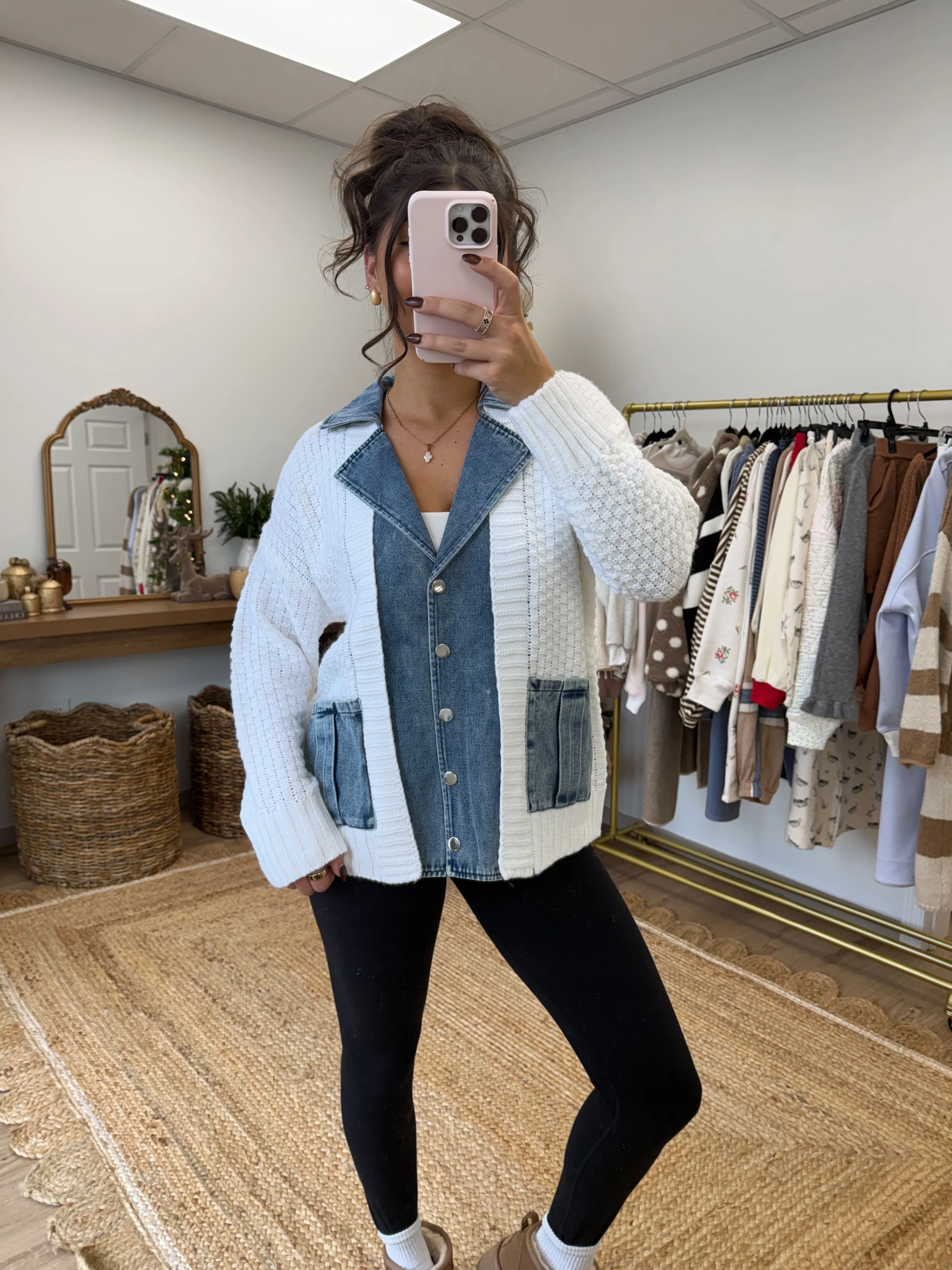 The Denim Collared Knit - Image 5