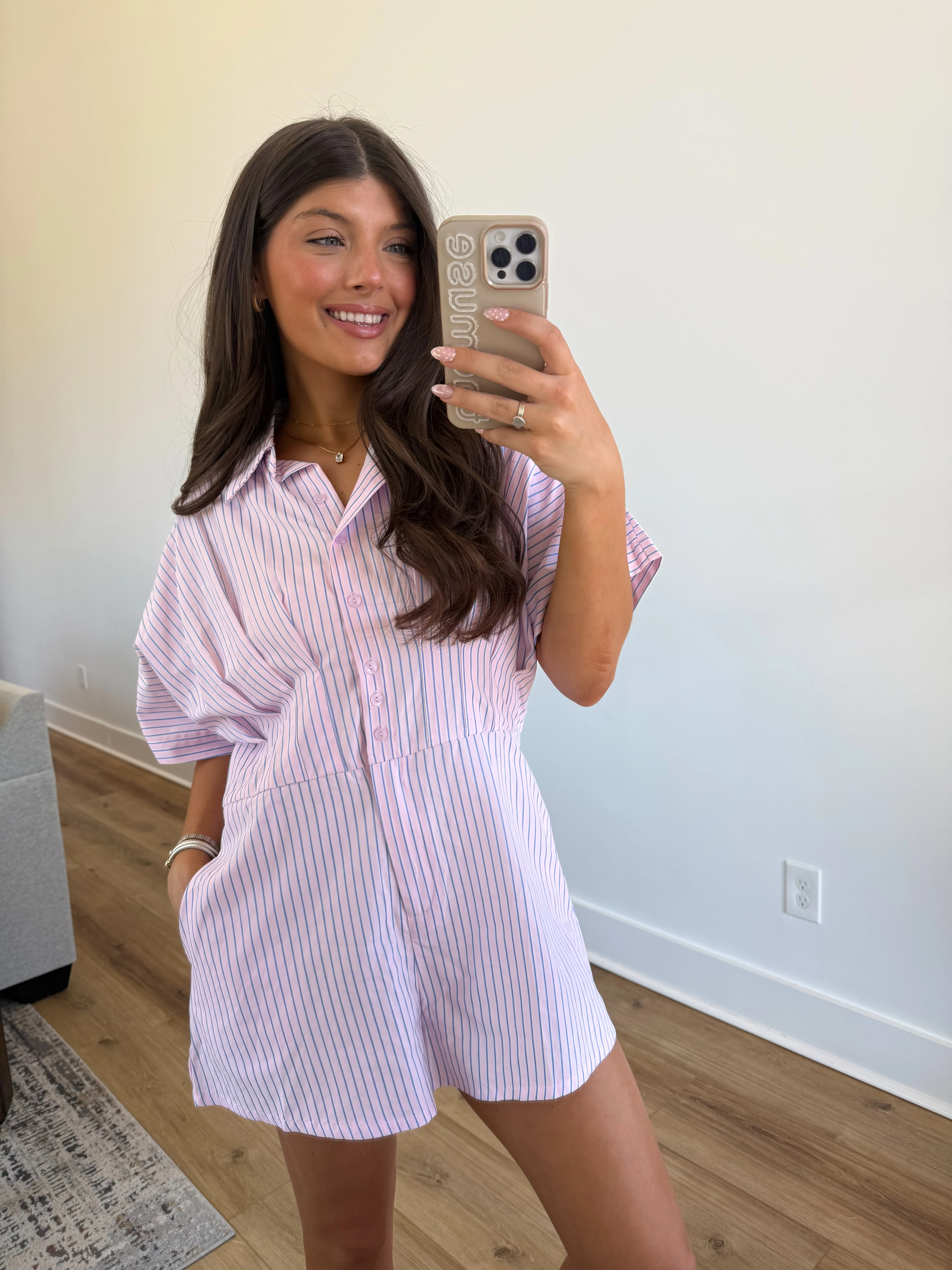 The Eclectic Stripe Romper - Image 2