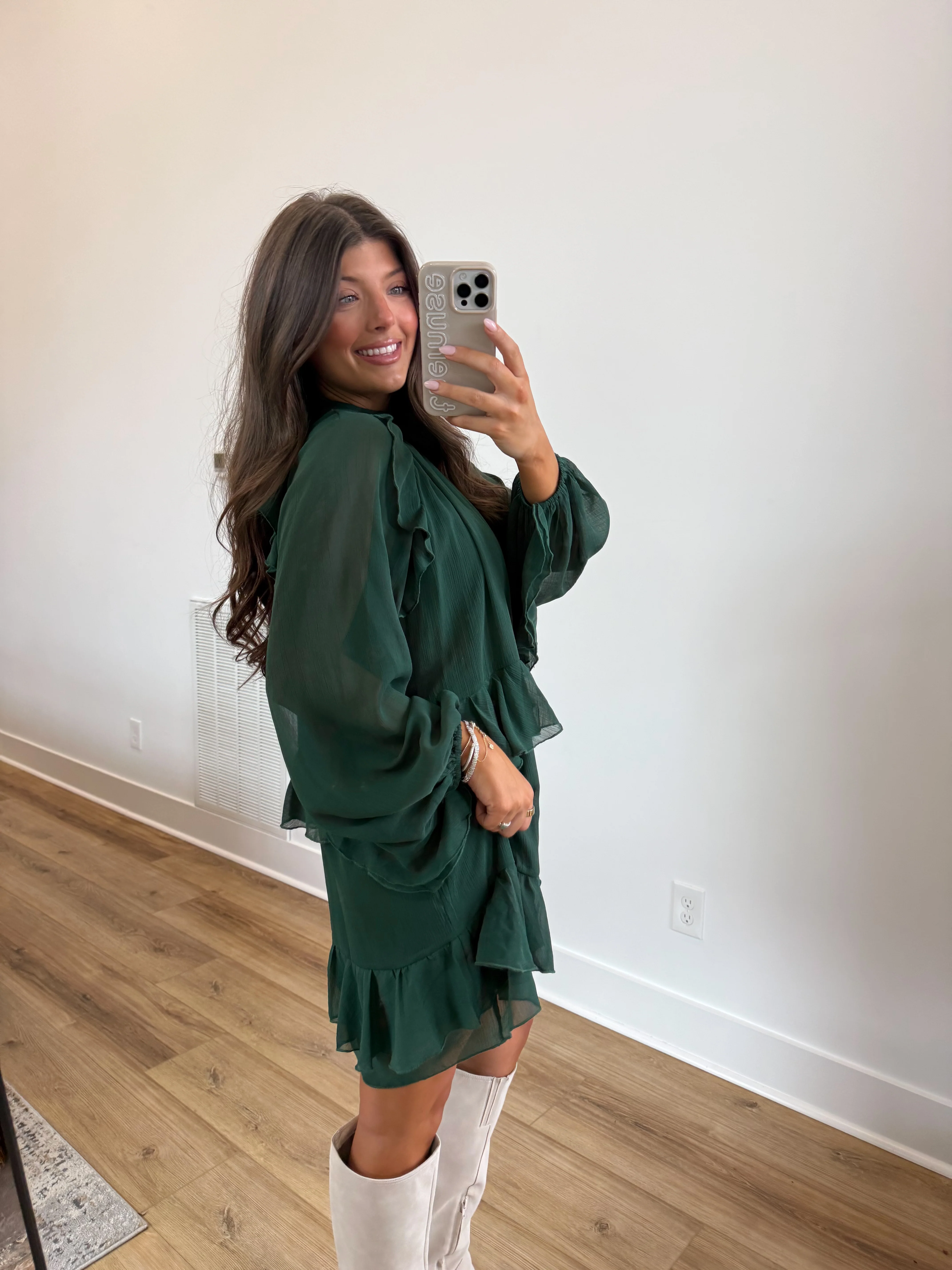 The Emerald Soirée Dress - Image 2