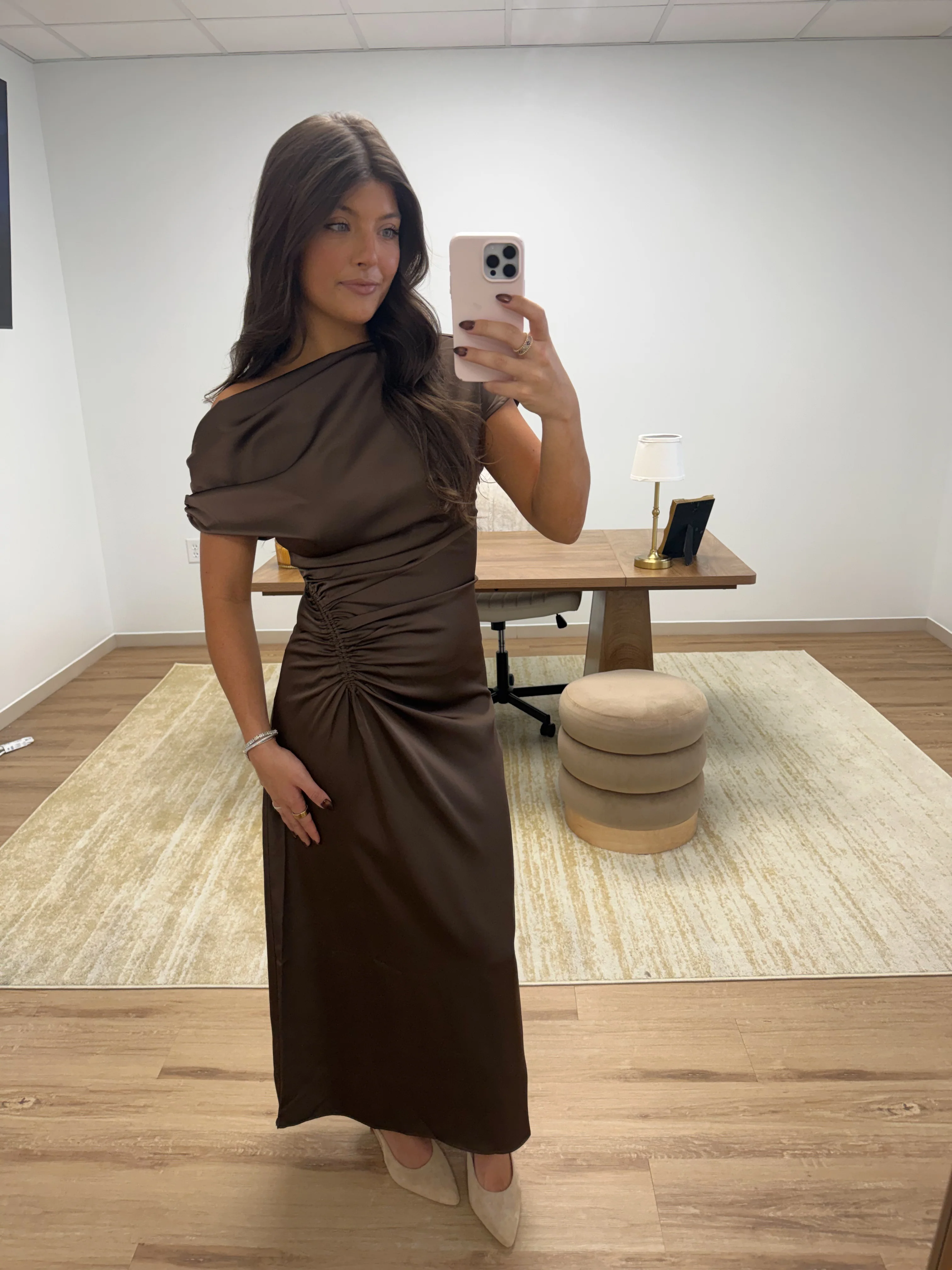 The Espresso Evening Dress