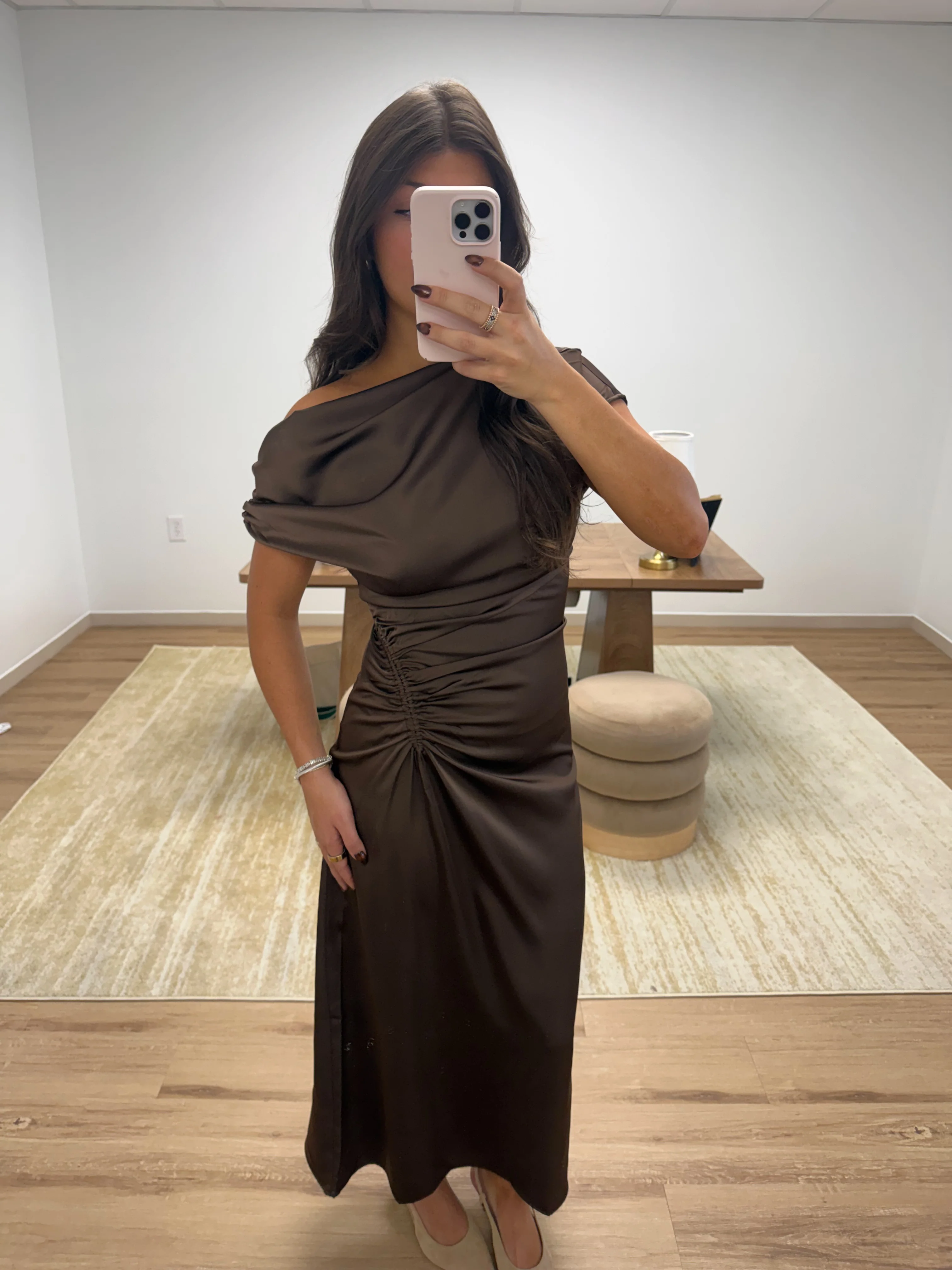 The Espresso Evening Dress - Image 2