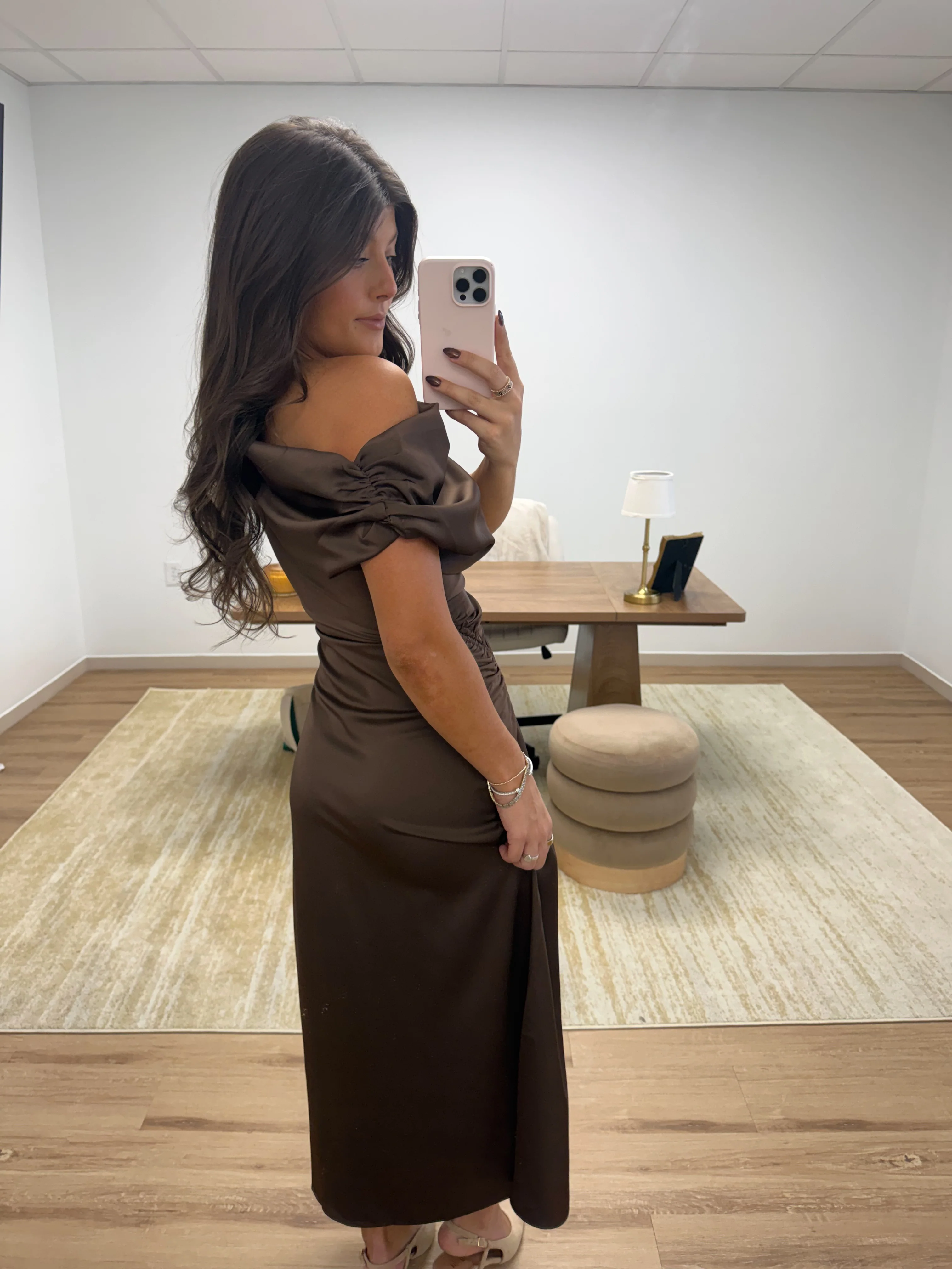 The Espresso Evening Dress - Image 3