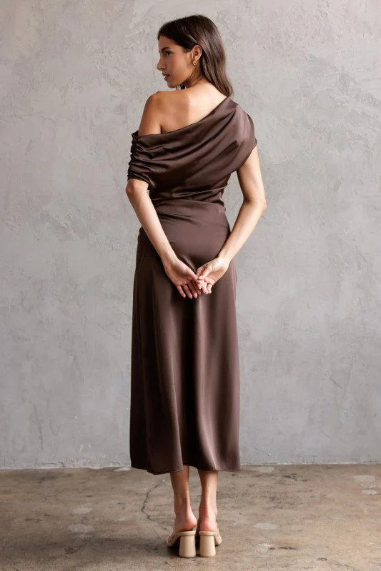 The Espresso Evening Dress - Image 7