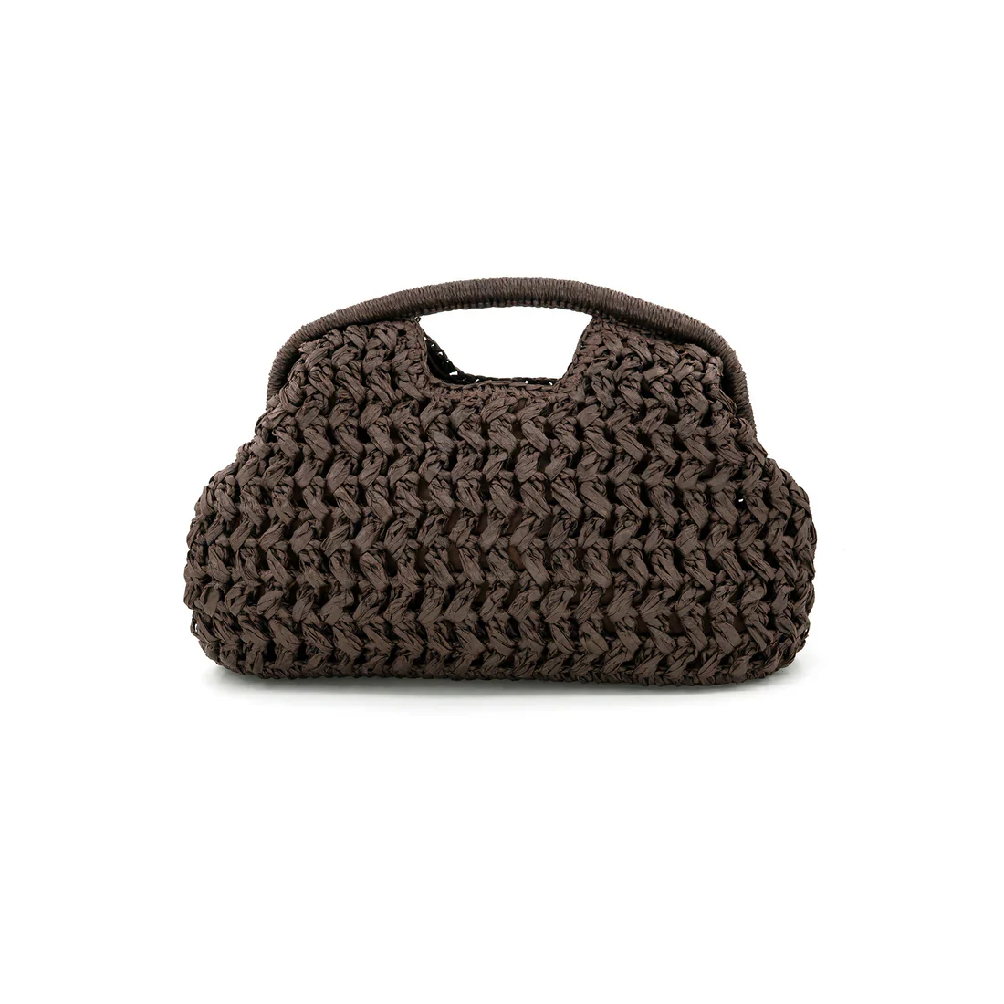 The Espresso Woven Clutch - Image 3