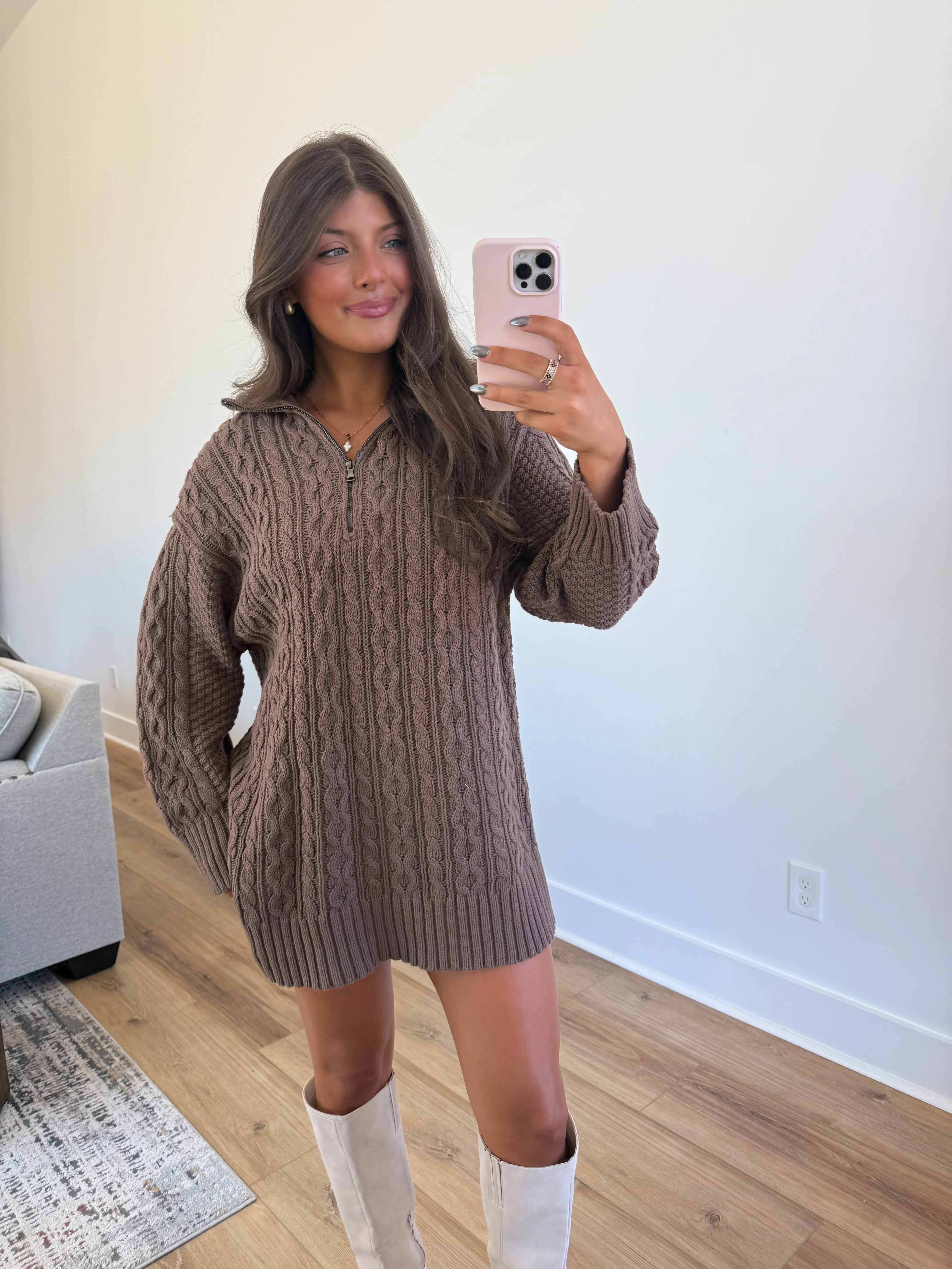 The Fall Morning Sweater Dress - Image 3