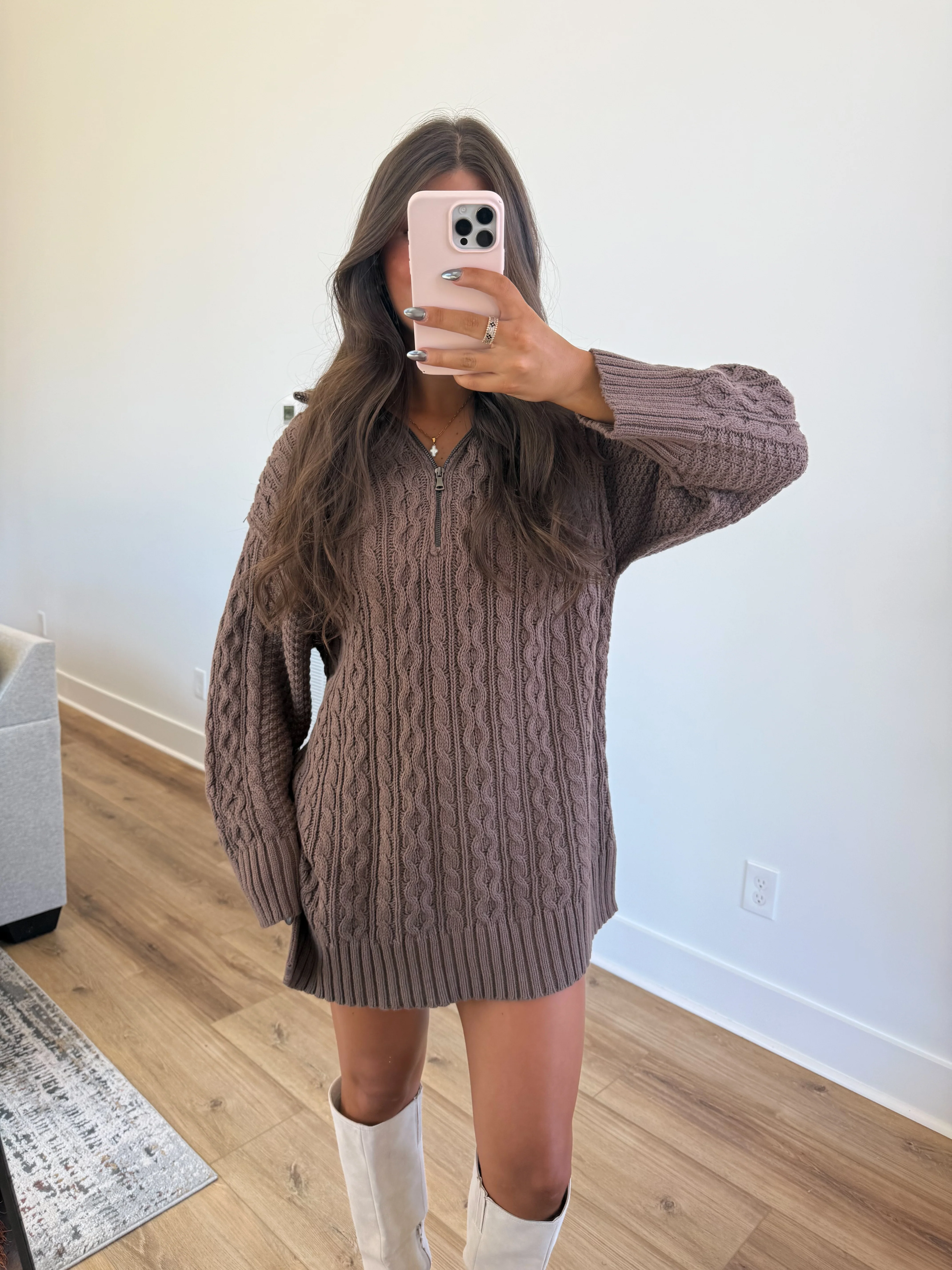 The Fall Morning Sweater Dress - Image 7