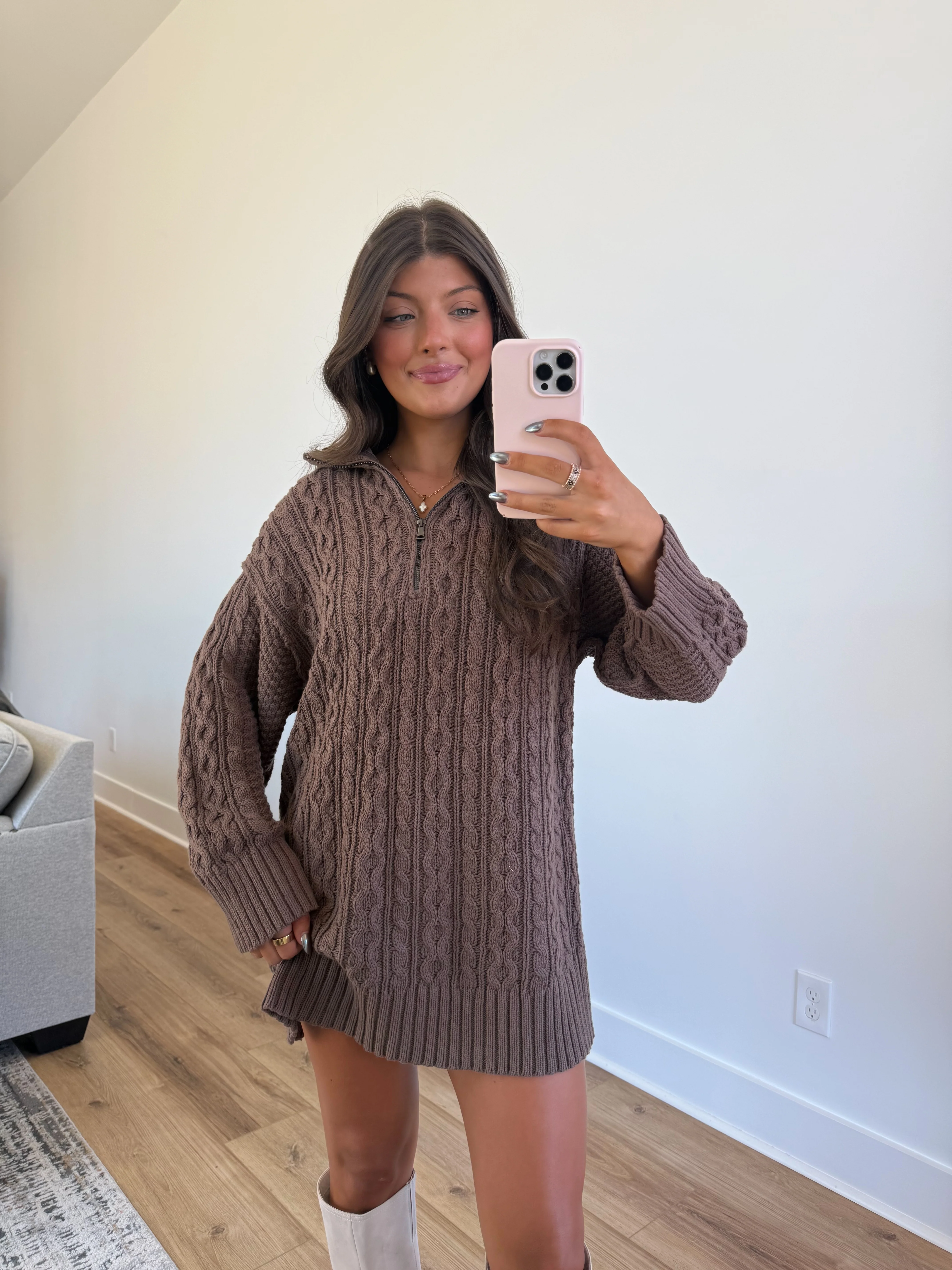The Fall Morning Sweater Dress - Image 8