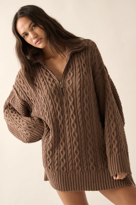 The Fall Morning Sweater Dress - Image 9
