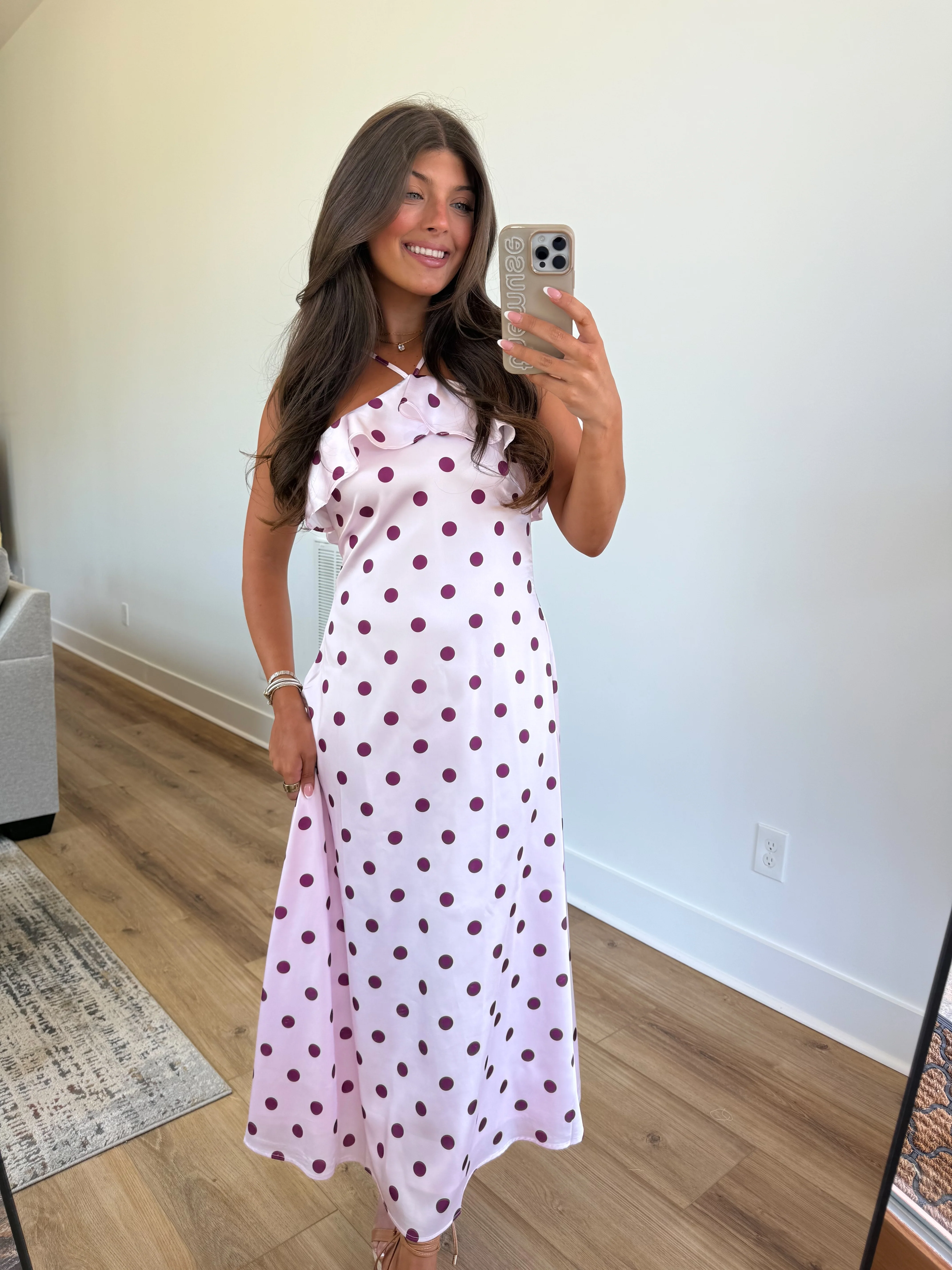 The Flirty Polka-Dot Midi