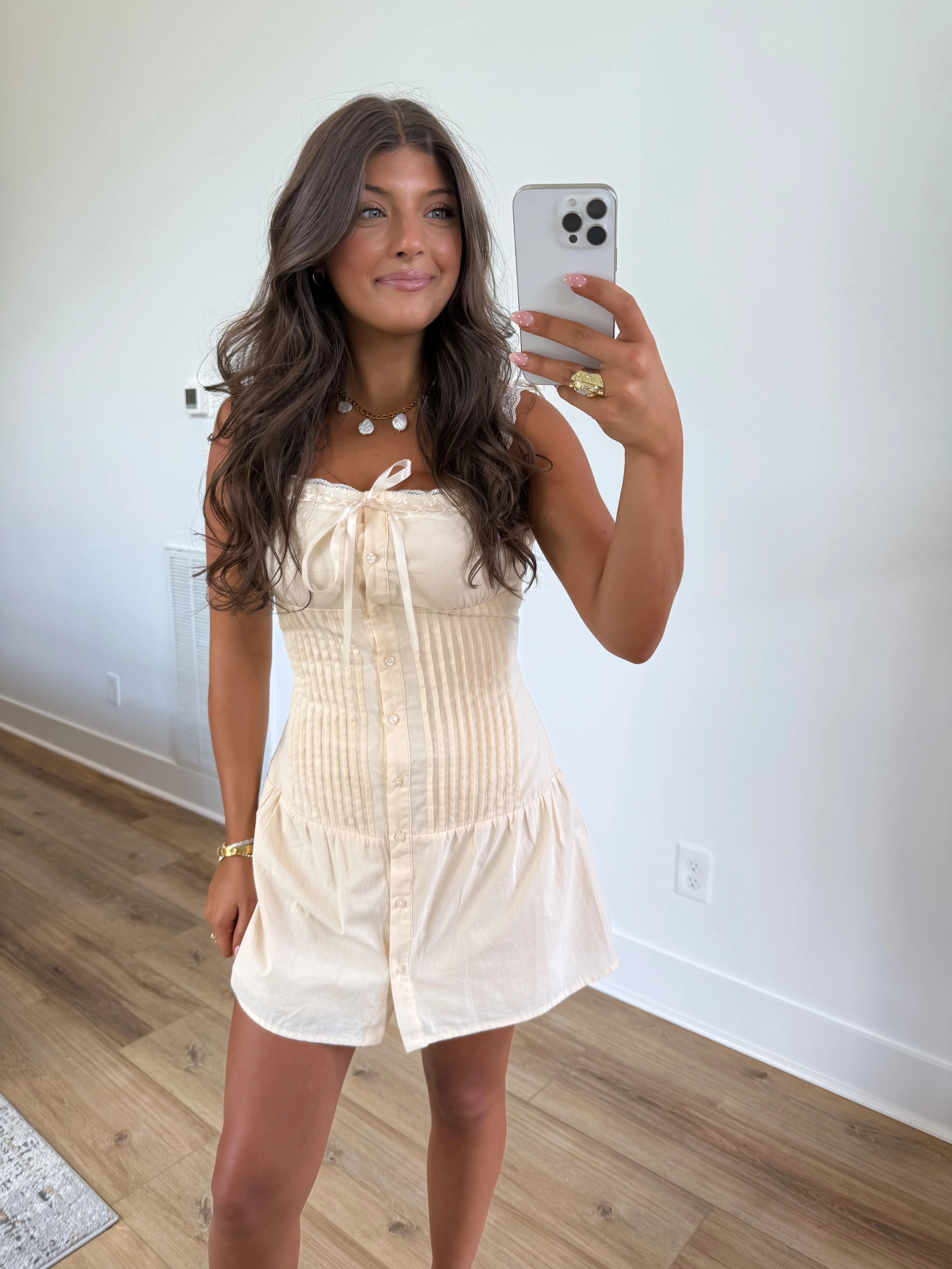 The Harvest Ribbon Mini Dress - Image 2